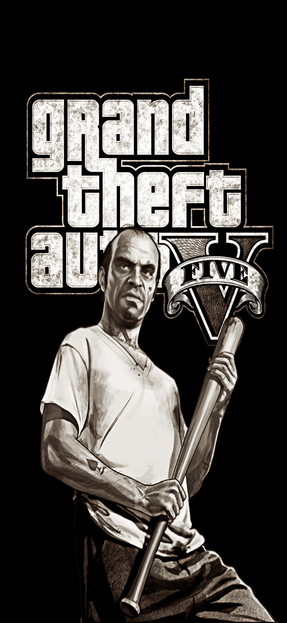 iPhone X Grand Theft Auto V фон и Тревор Филипс Обои
