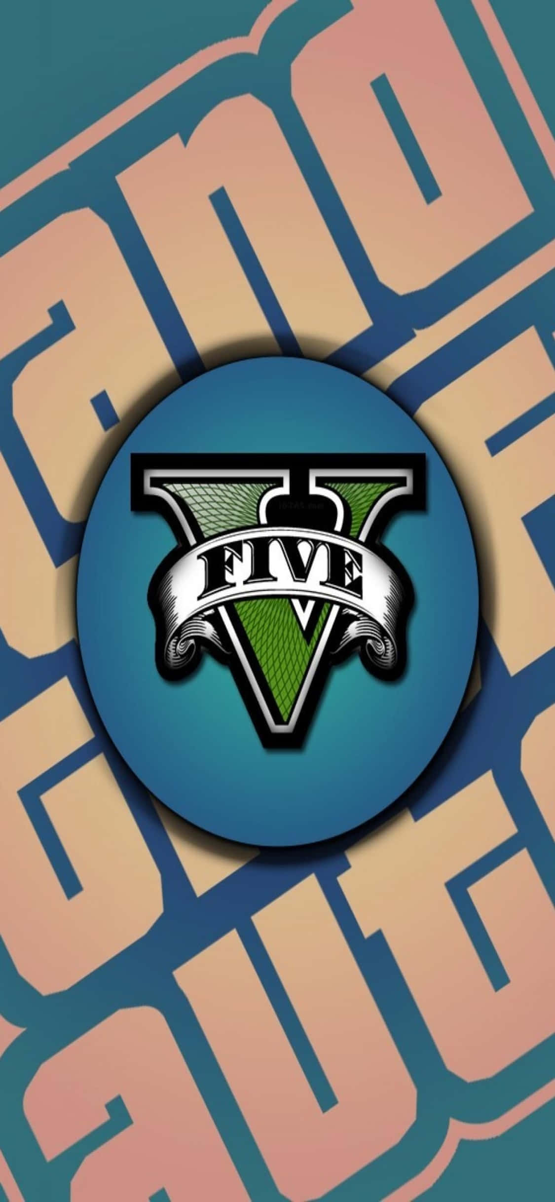 Логотип на фоне iPhone X Grand Theft Auto V Обои
