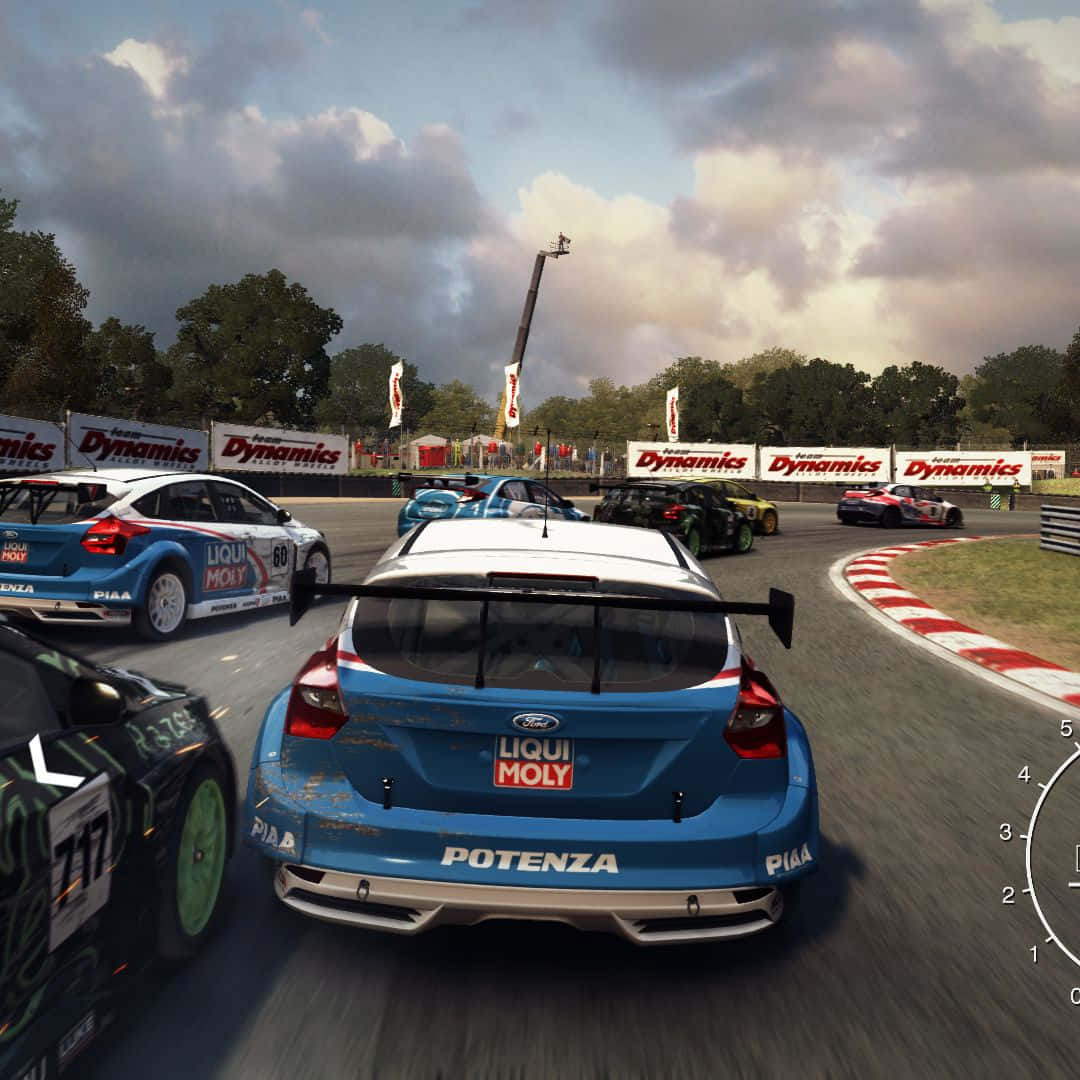 Фон iPhone X Grid Autosport с Liqui Moly Обои