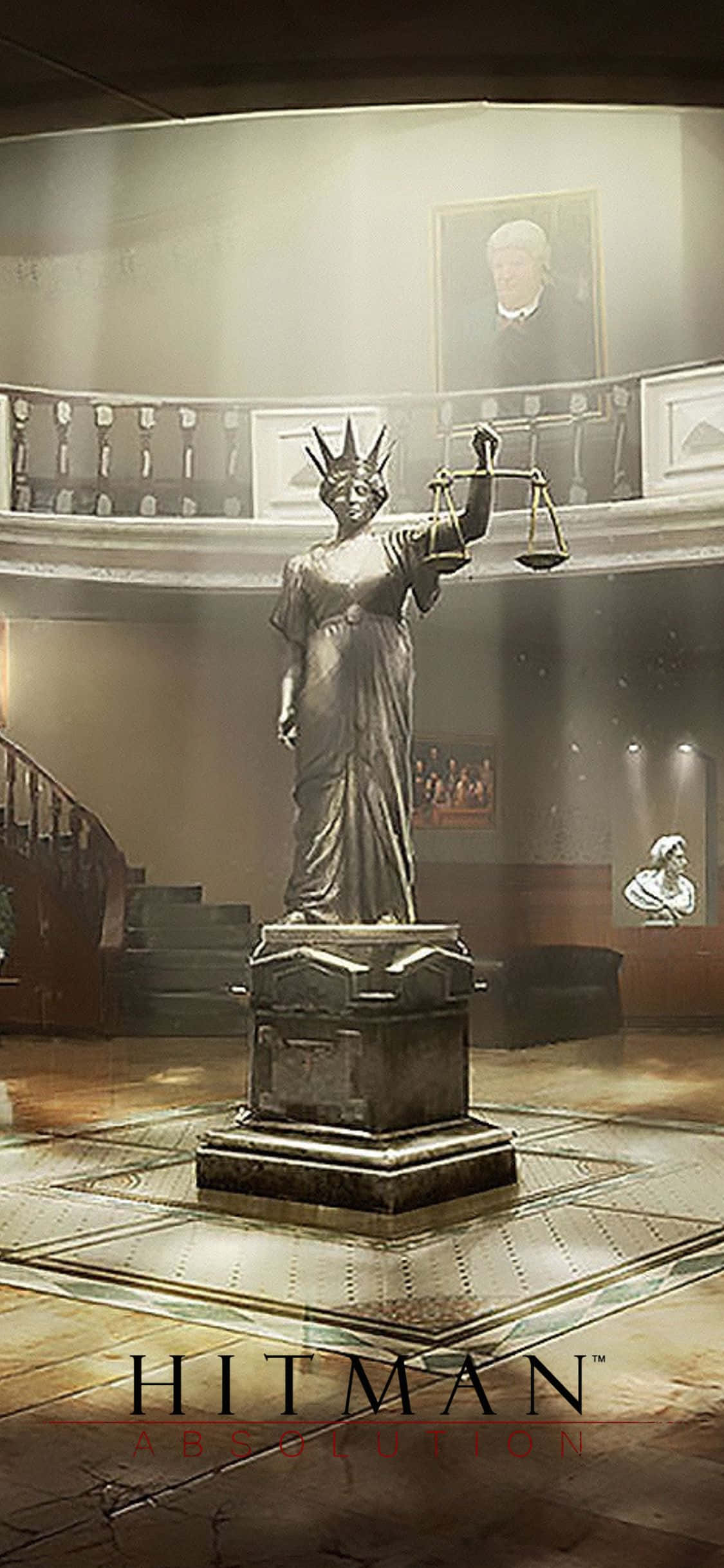 Прими свою судьбу с iPhone X Hitman Absolution. Обои