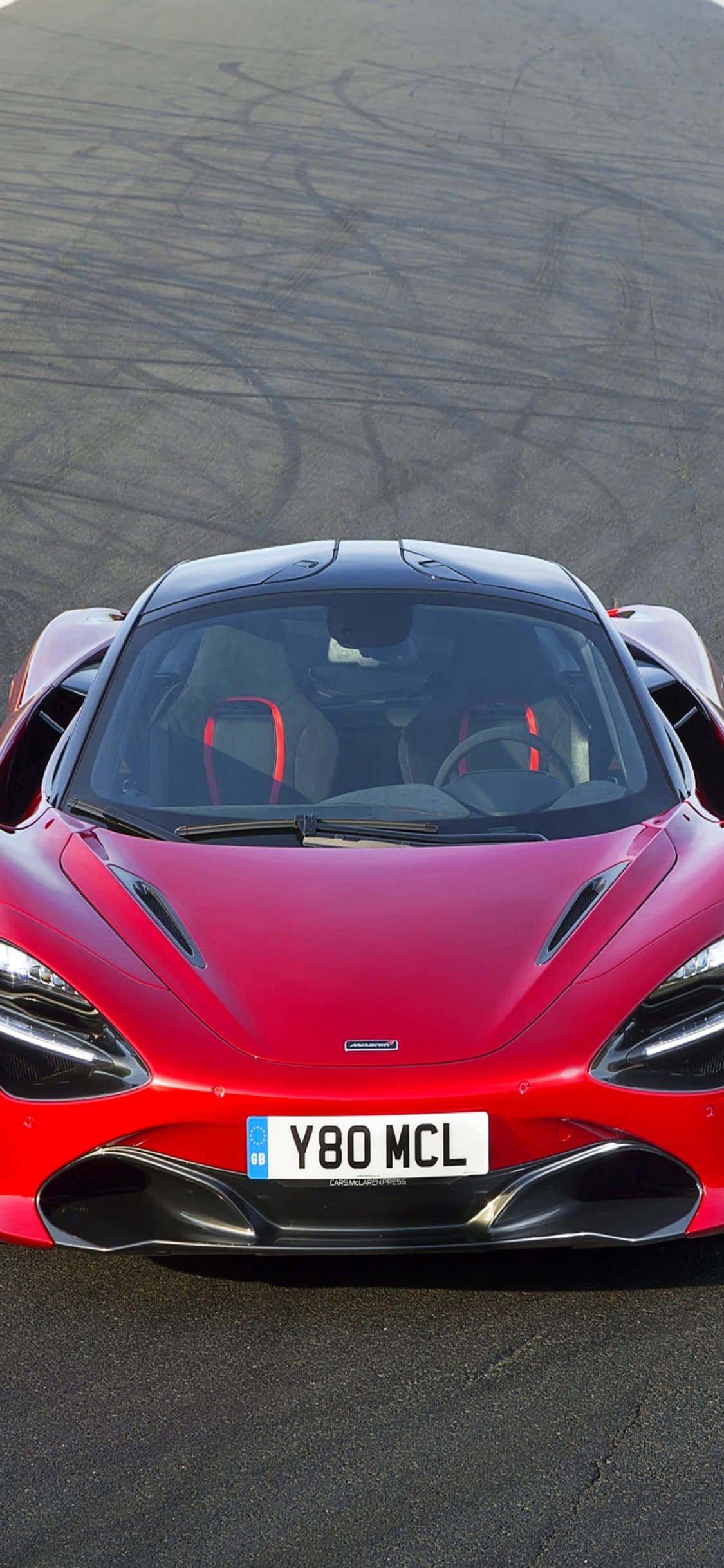 iPhone X McLaren 720s Глазница Фон Обои