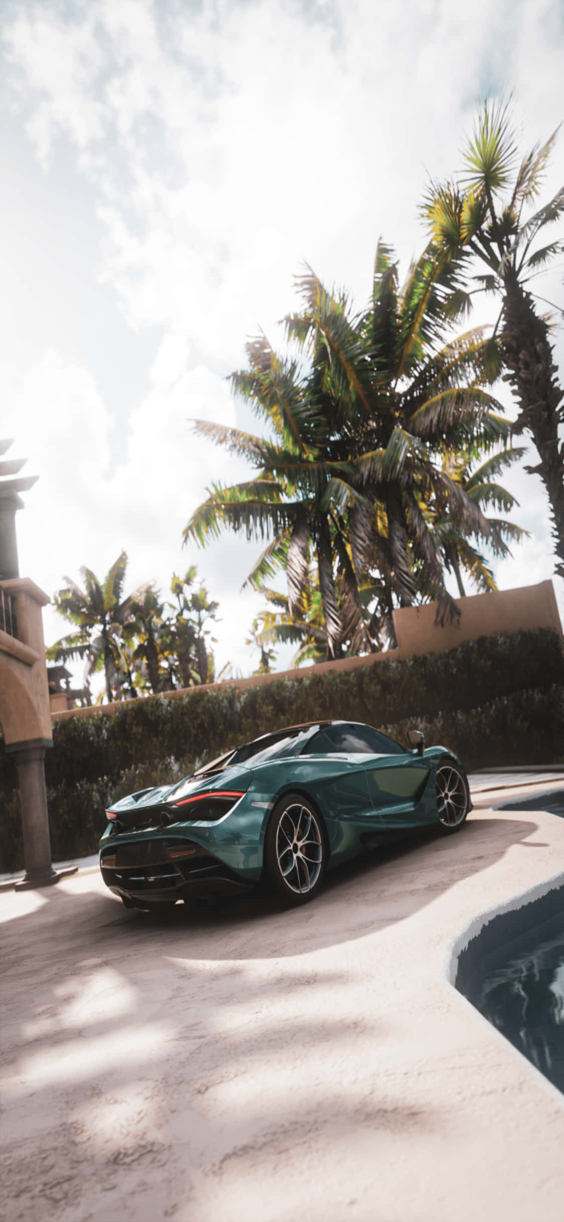 iPhone X McLaren 720S Forza Horizon 5 фон Обои