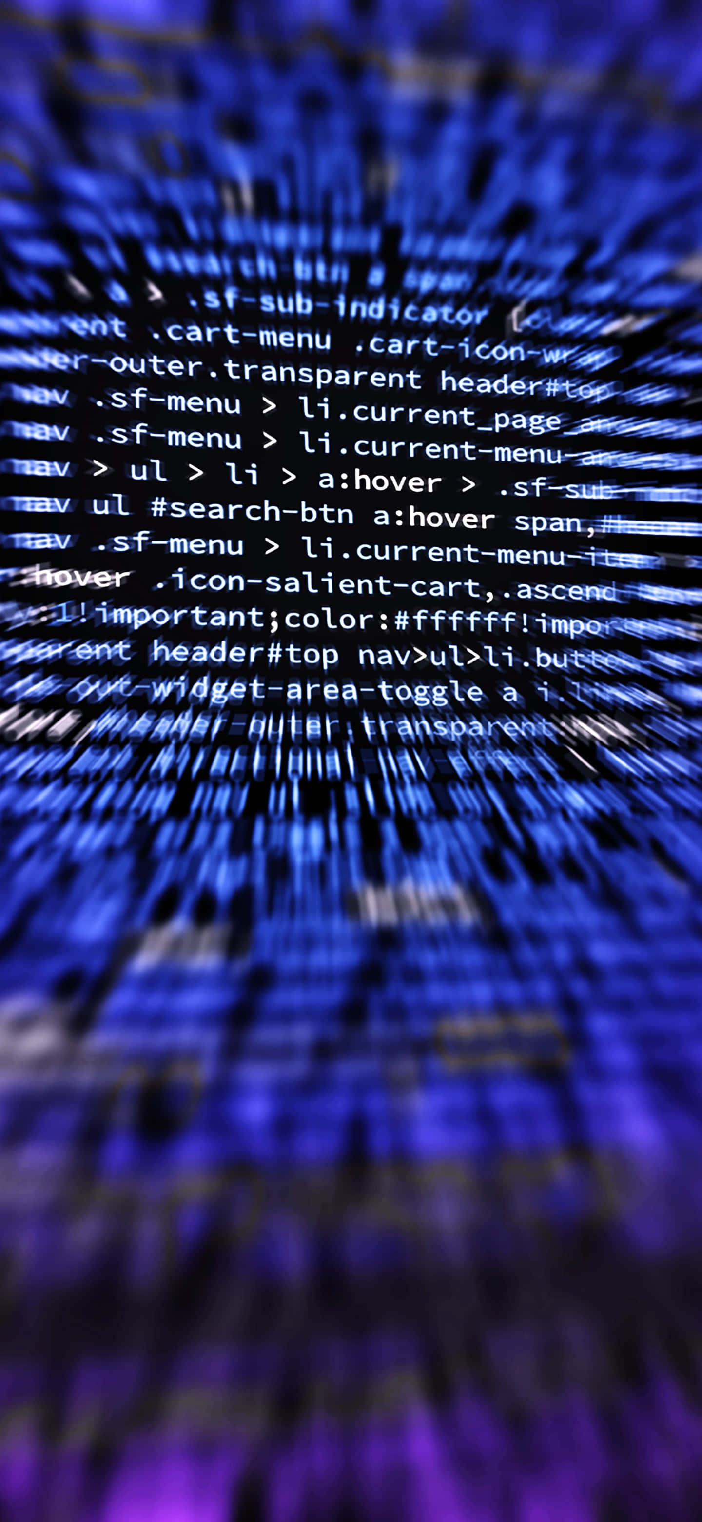Сфокусированный код в iPhone X Programming фон Обои