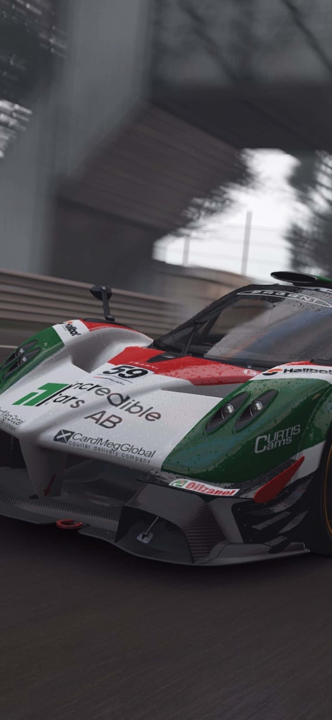 iPhone X Project Cars фон итальянский гоночный автомобиль Обои