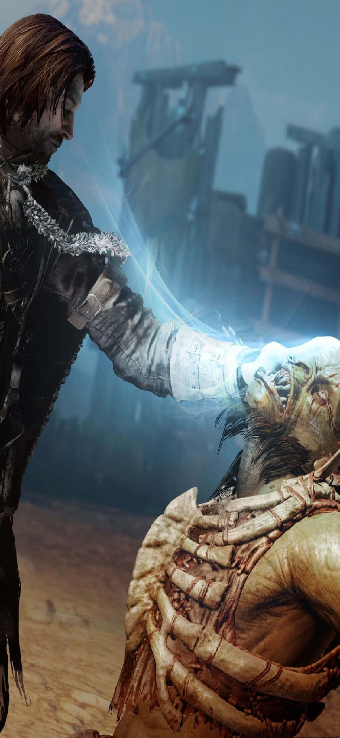 iPhone X Shadow Of Mordor Background Talion Обои