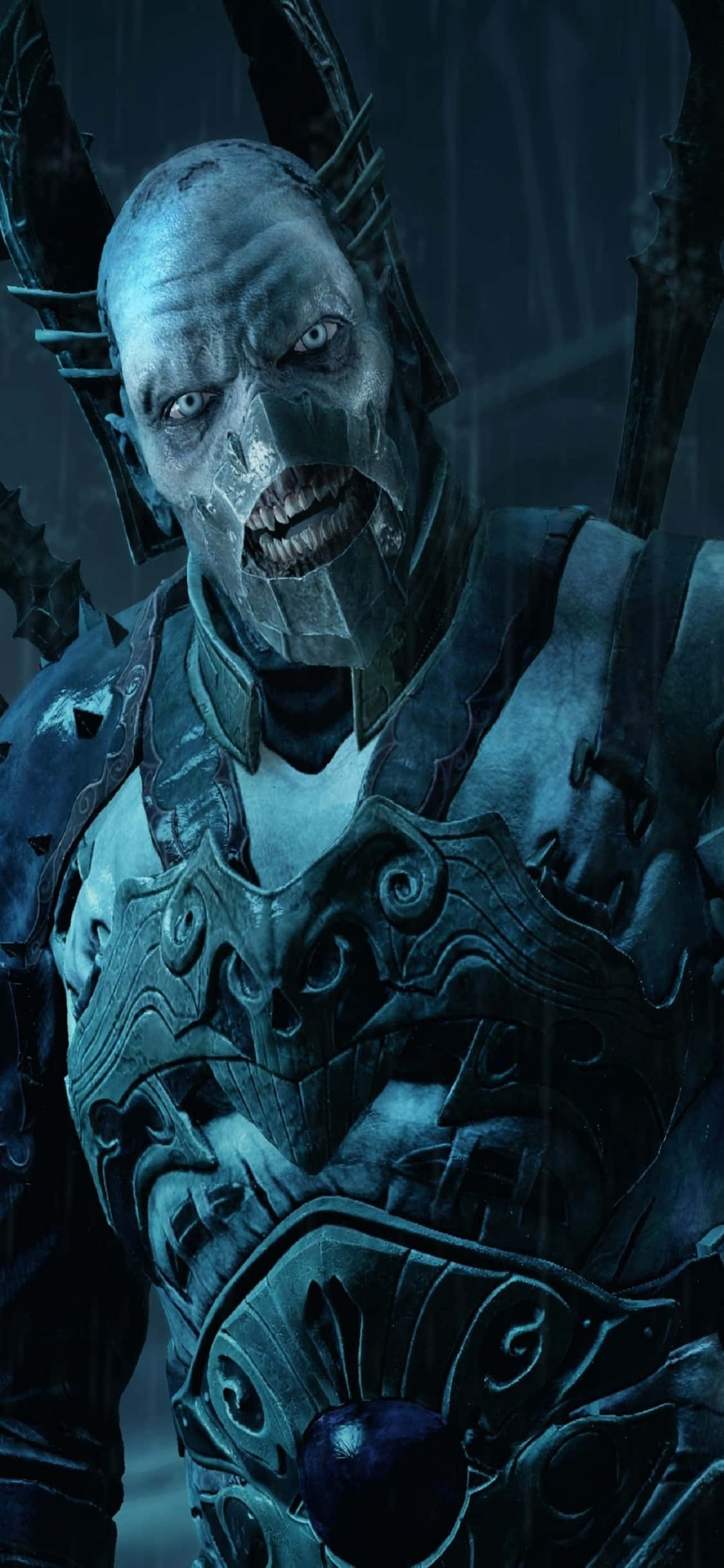 iPhone X Shadow Of Mordor фон Башня Саурона Обои