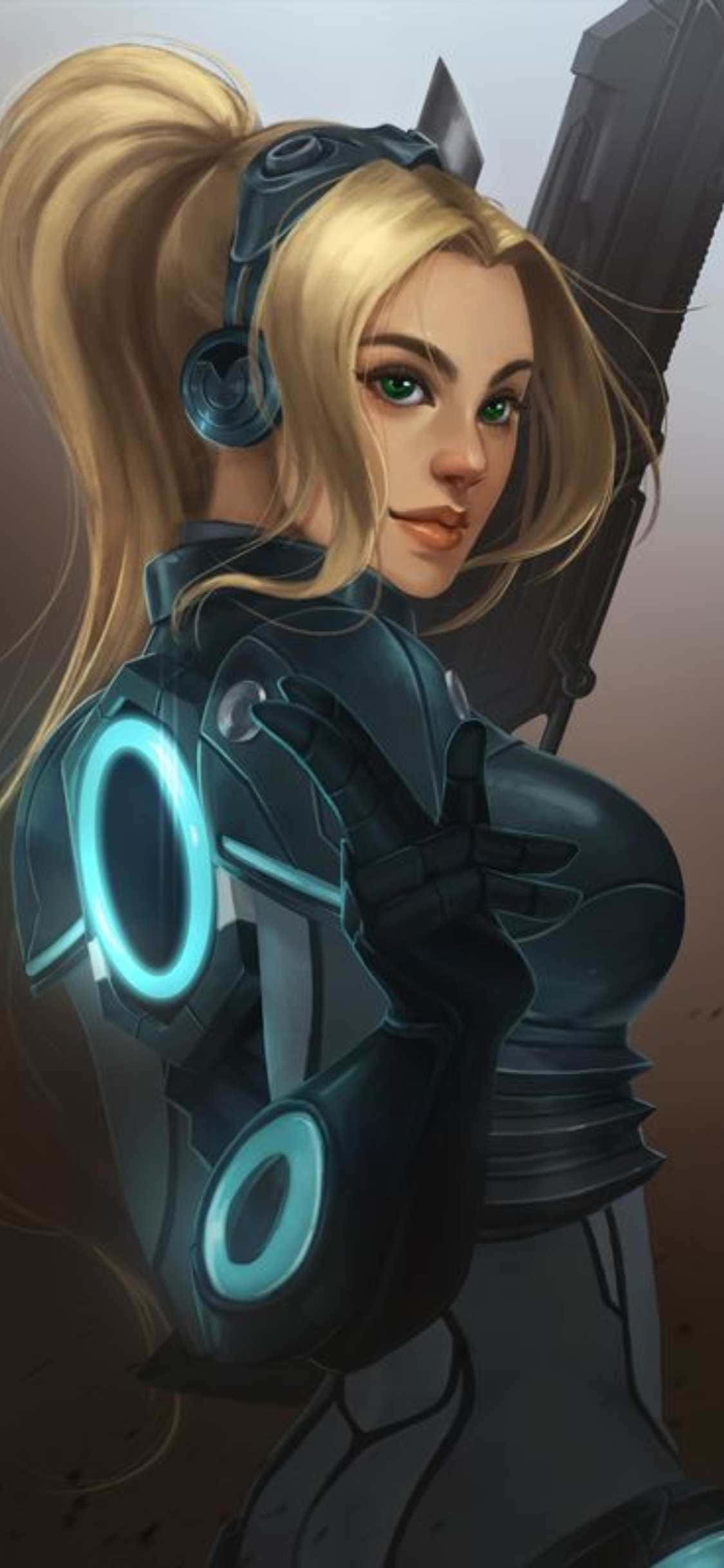 Фон iPhone X Starcraft II с Новой Террой Обои