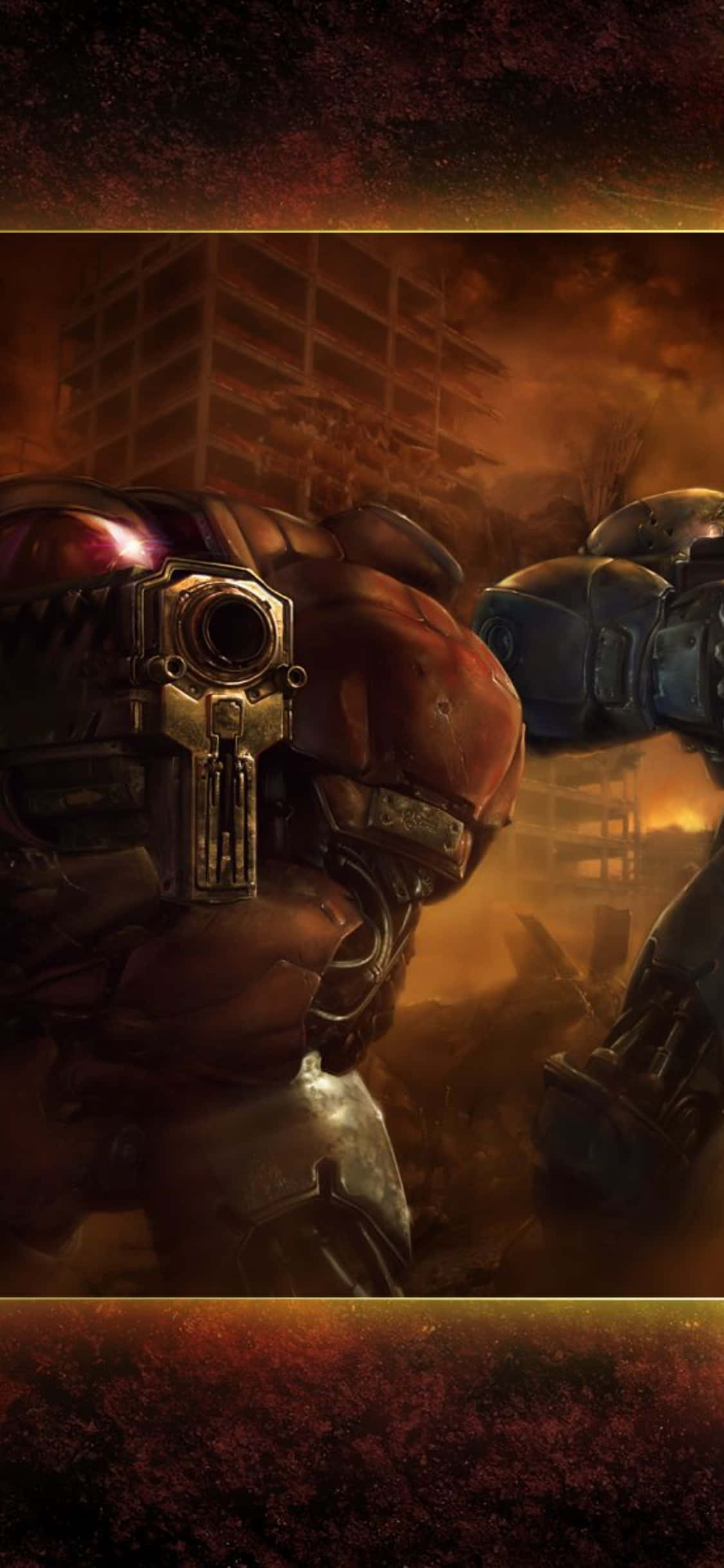 Улучшите свой игровой опыт с iPhone X и Starcraft II Обои