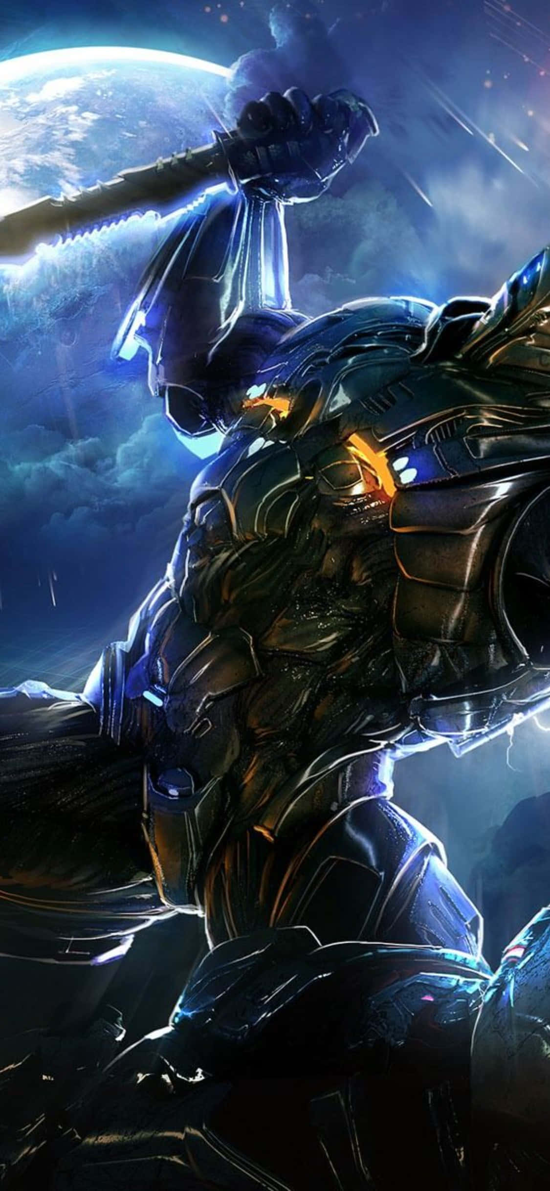 Фон для iPhone X: StarCraft II Меха Обои