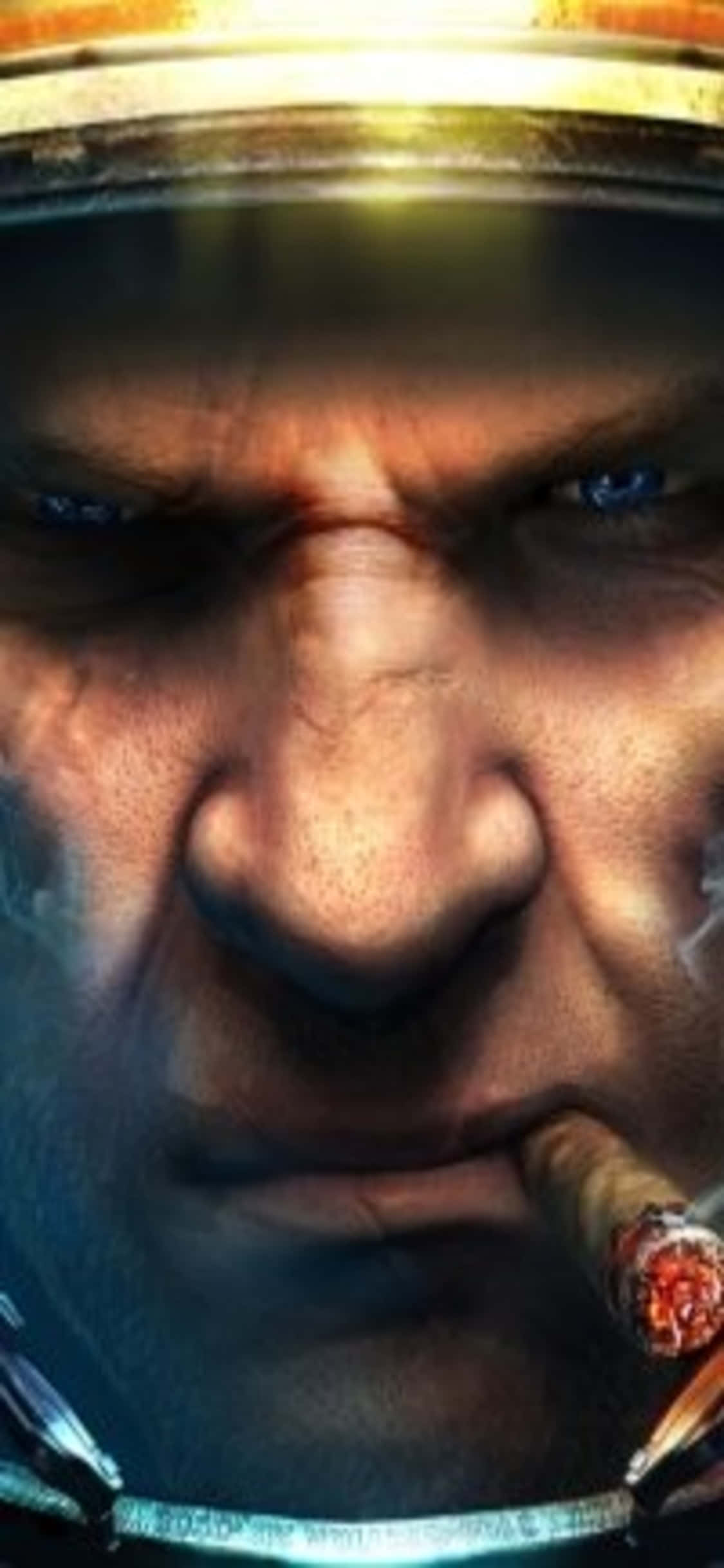 iPhone X StarCraft II фон с сигаретой Обои