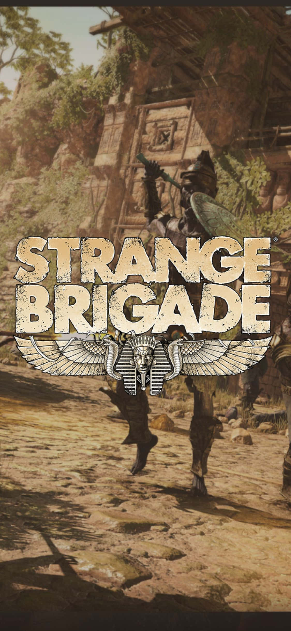 Бронированный скелет-зомби iPhone X Strange Brigade фон Обои