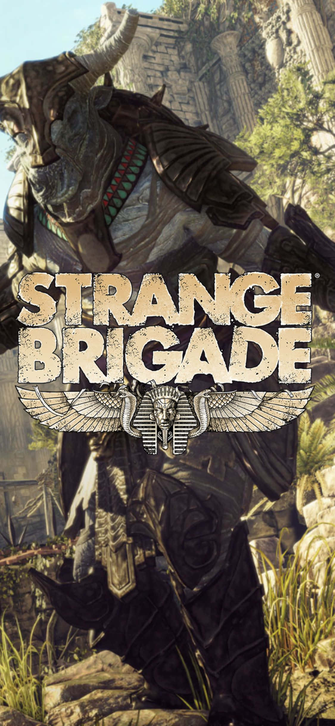Бронированный зомби для iPhone X Strange Brigade фон Обои