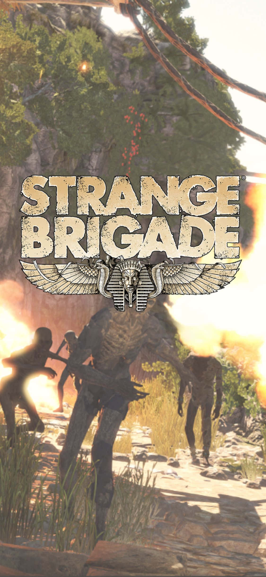 Зомби-скелеты без головы iPhone X Strange Brigade Обои