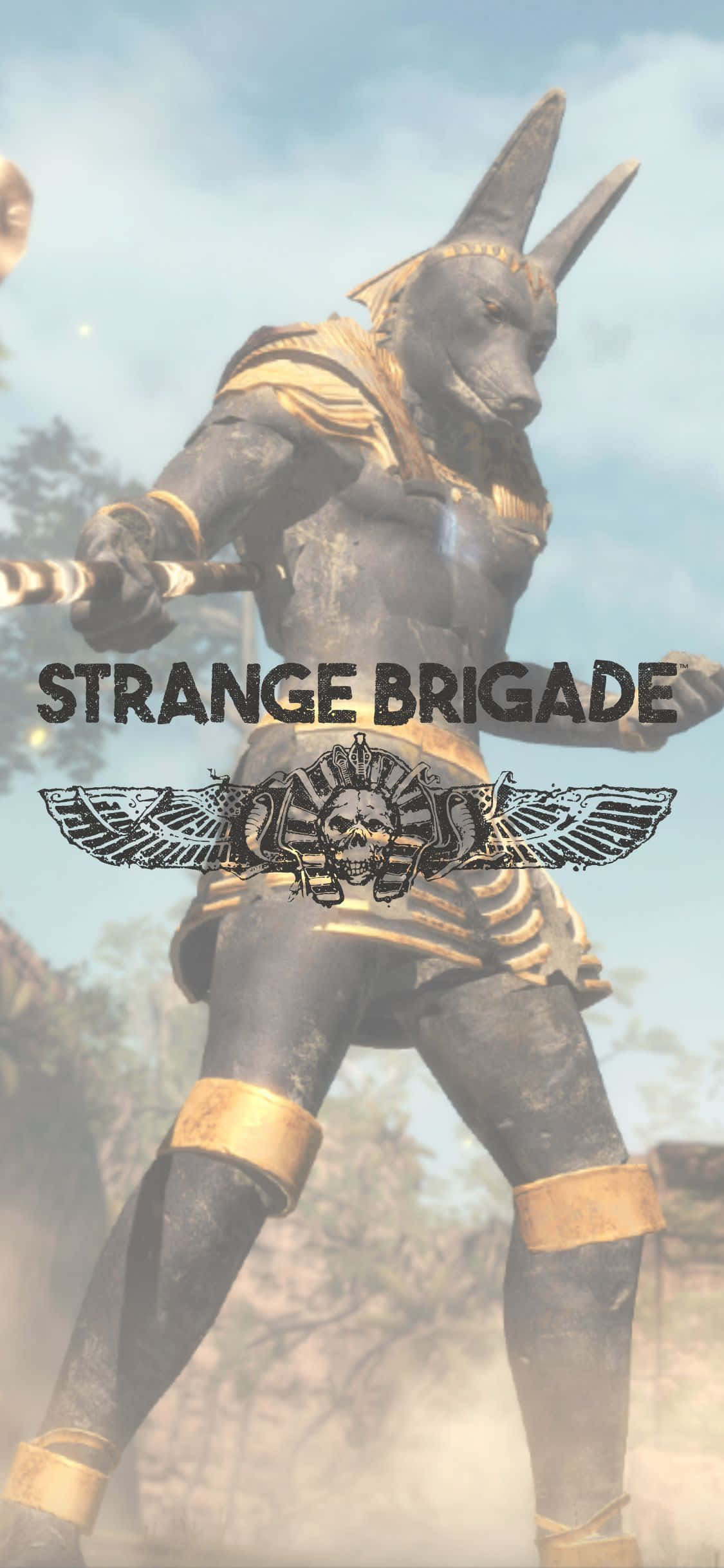 Каменный страж iPhone X Strange Brigade фон Обои