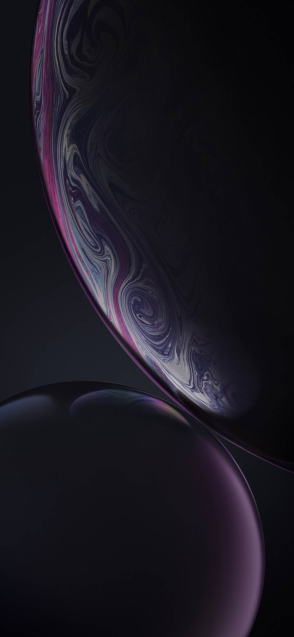 Наслаждайтесь красочными пузырьками на вашем iPhone XR Обои