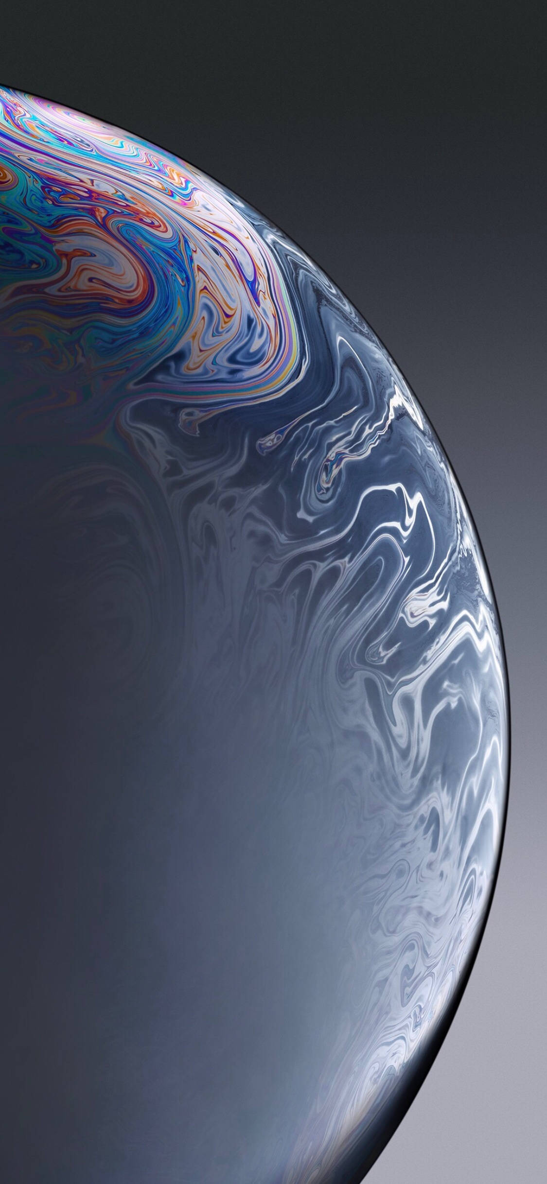 Получите вид роскоши с iPhone XR Grey Обои