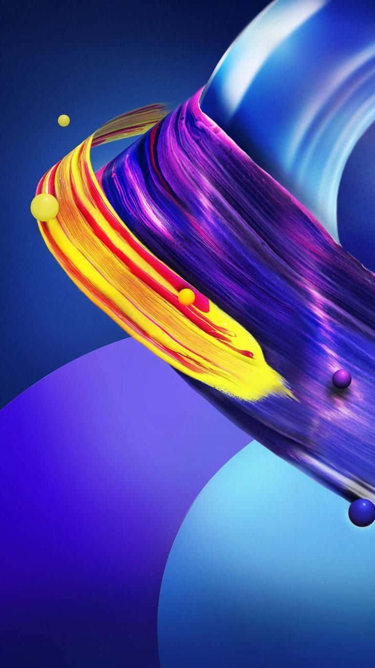 Абстрактные кривые в тренде iPhone Xr Stock Обои