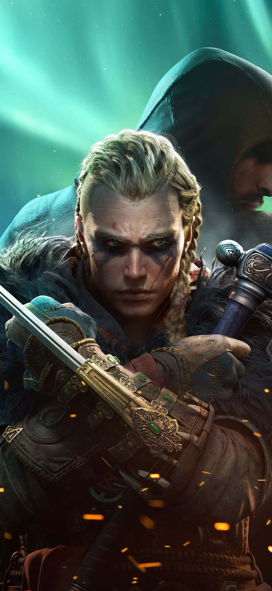iPhone Xs Assassin's Creed Valhalla Женский Эйвор в роли Ассасина Фон Обои