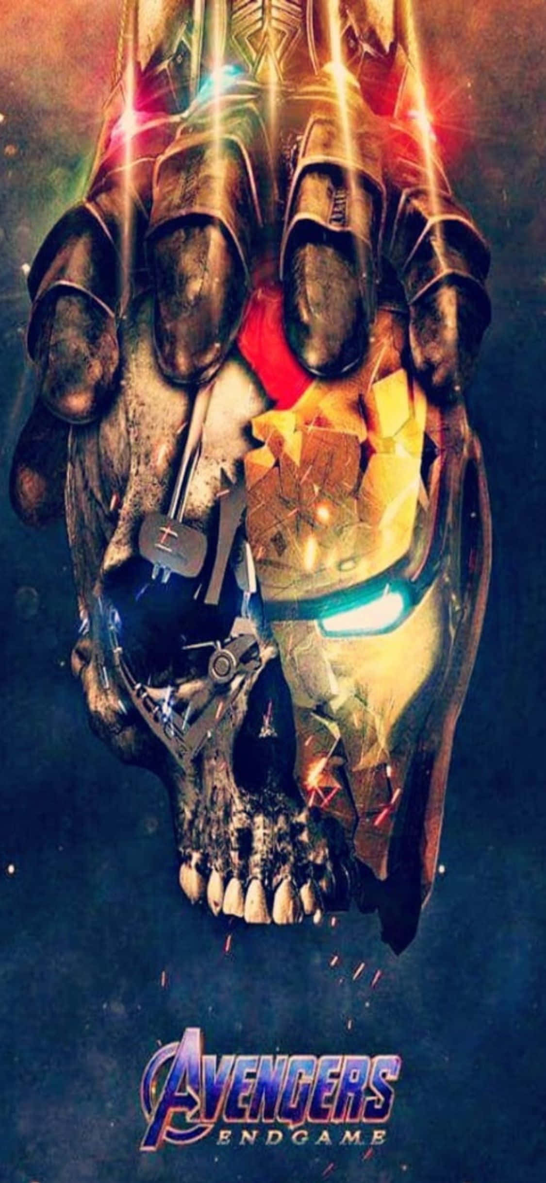 iPhone XS Avengers Background Decapitated Iron Man Обои