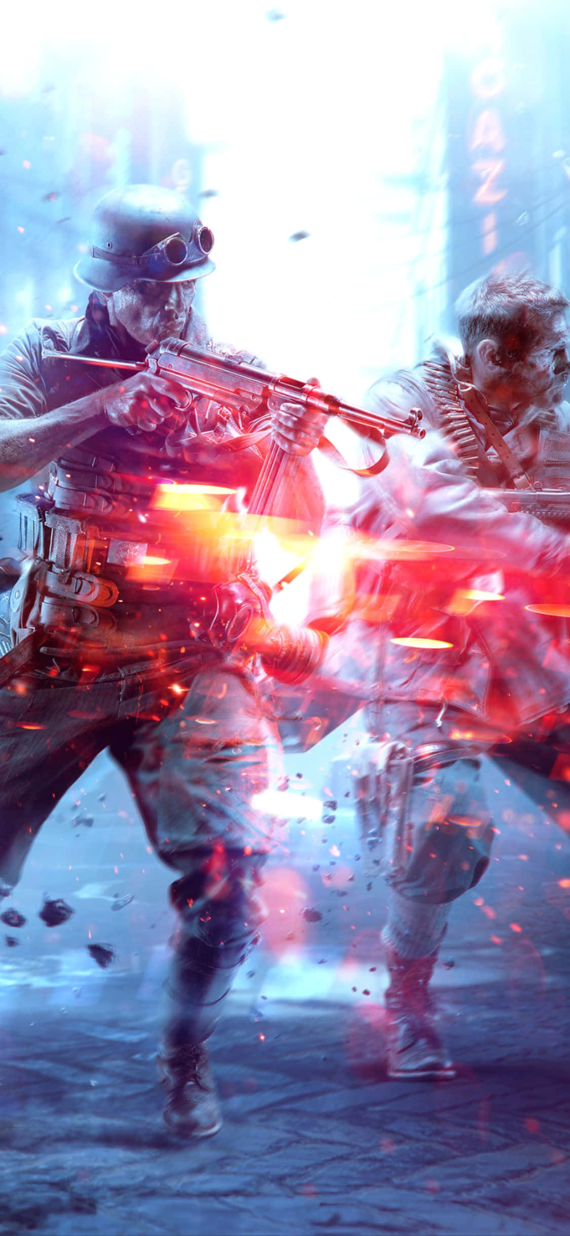 Игровой фон для iPhone Xs Battlefield V Обои