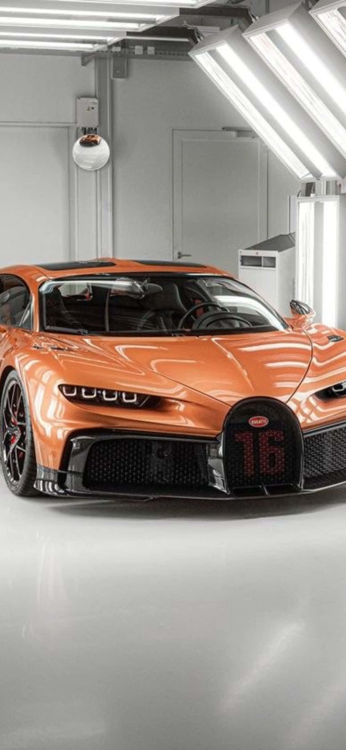 Используйте мощь и скорость iPhone Xs в стиле Bugatti. Обои