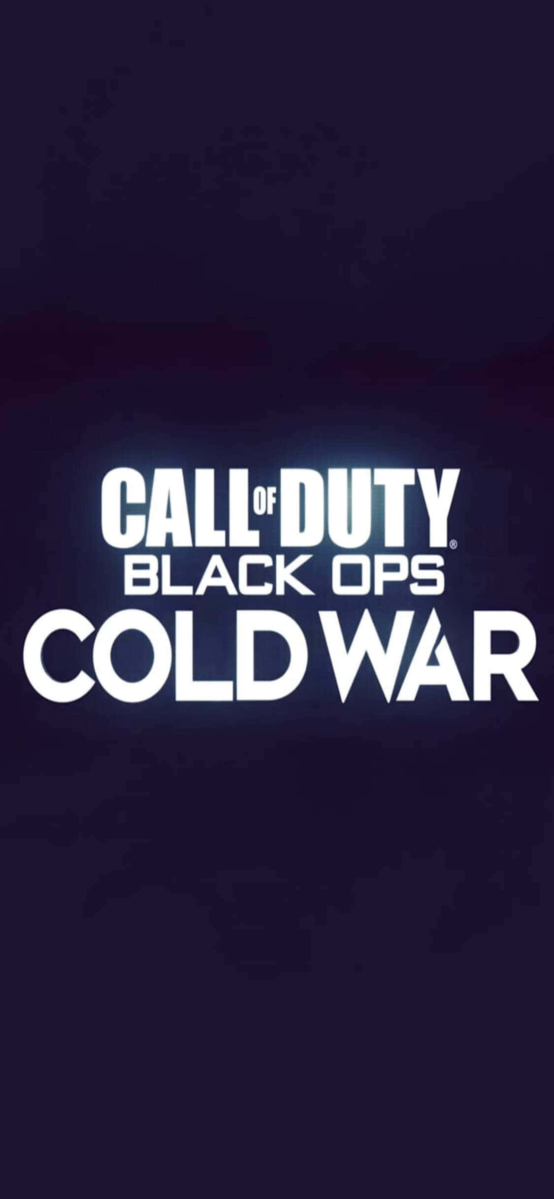 iPhone Xs Call Of Duty Black Ops Cold War векторный фон с логотипом Обои