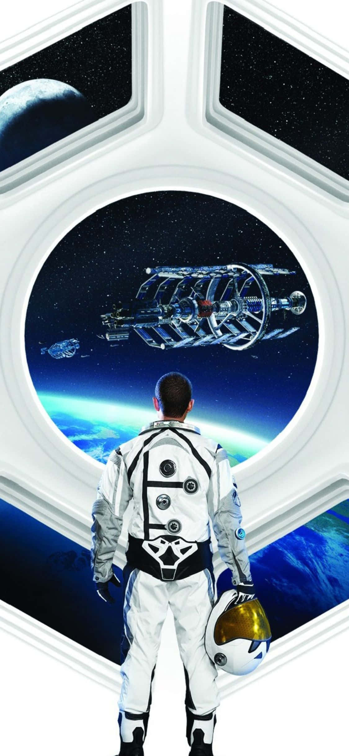 iPhone XS Civilization Beyond Earth Космонавт в космосе фон Обои