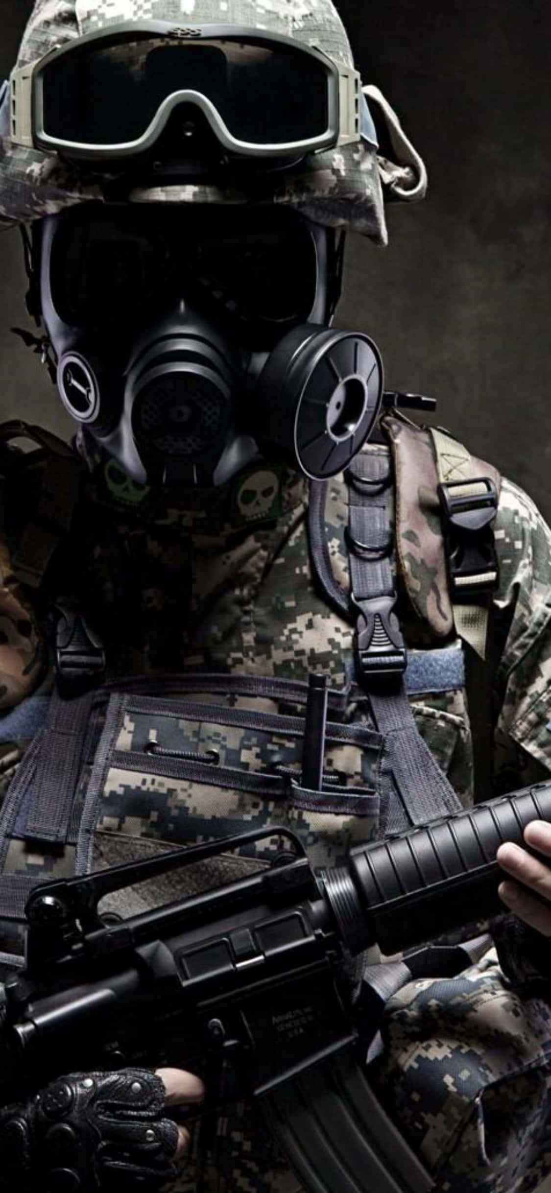 «Время действовать с iPhone Xs и Counter-Strike: Global Offensive» Обои