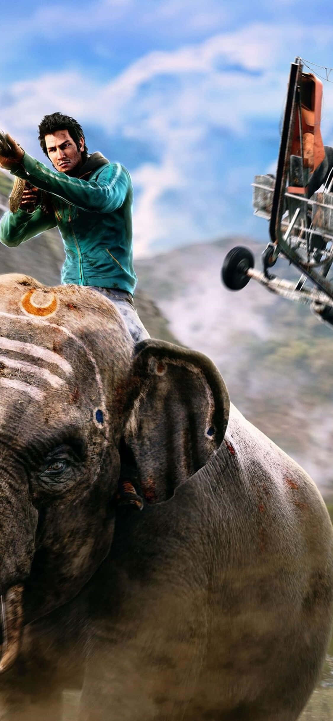 Высококлассный игровой опыт с iPhone Xs и Far Cry 4 Обои