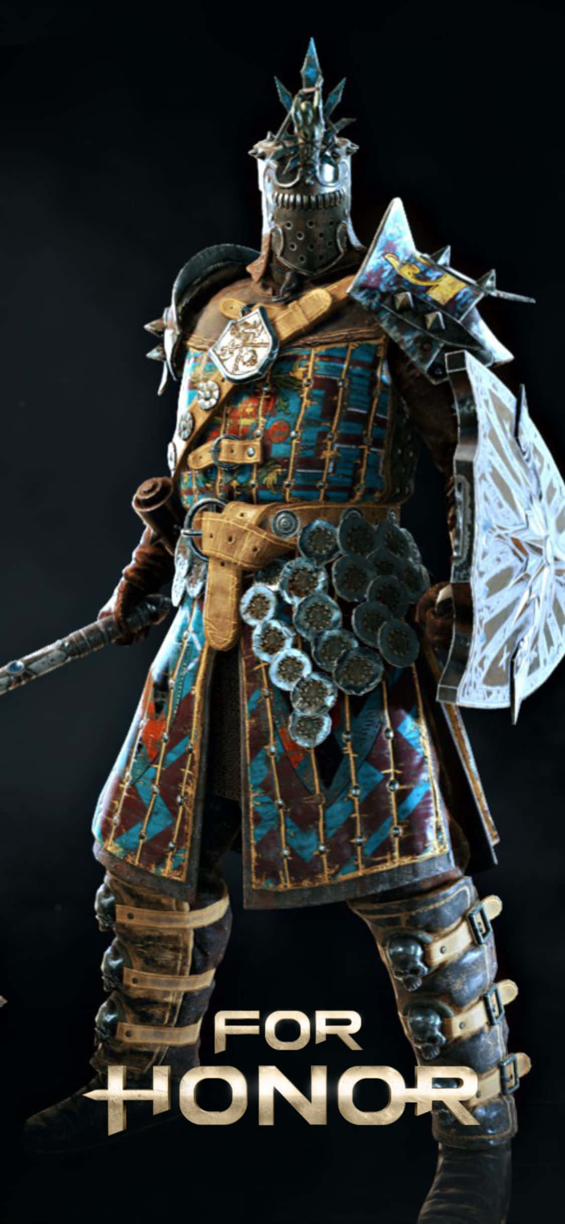 Доминируйте в игре с мощным iPhone Xs For Honor Обои