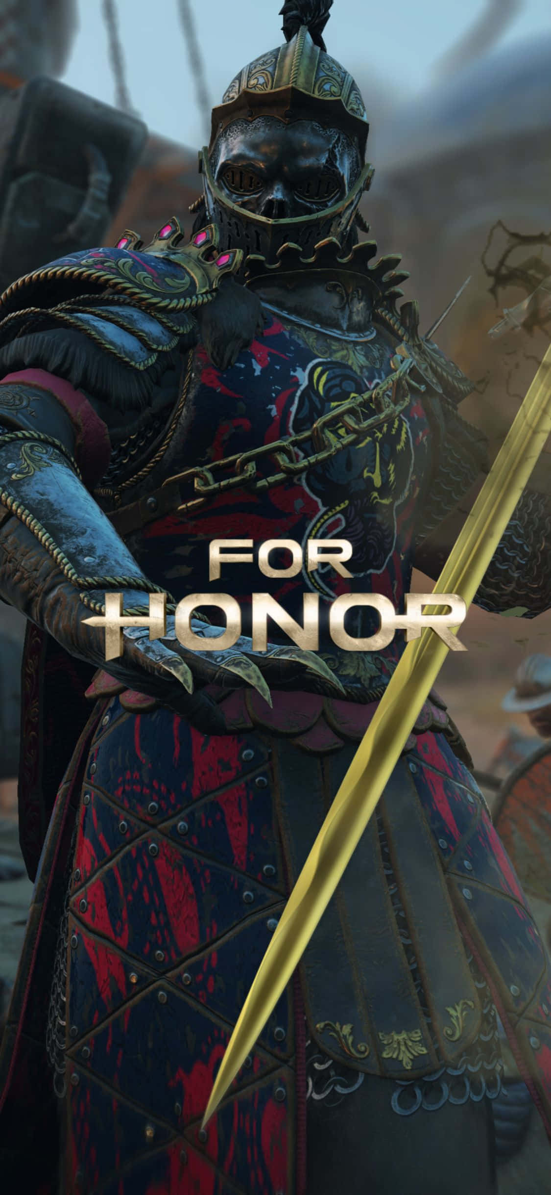 Получите игровое преимущество с iPhone Xs For Honor Обои