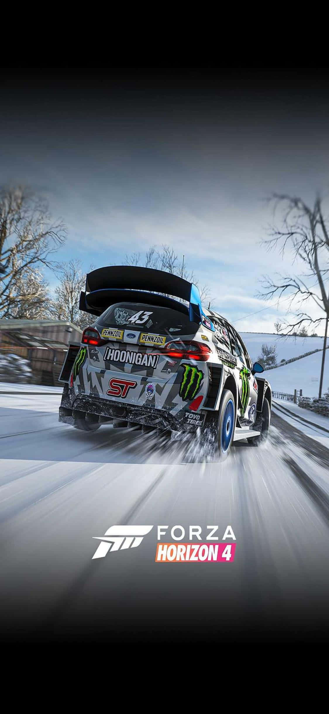 Садитесь за руль с iPhone XS и Forza Horizon 4 Обои