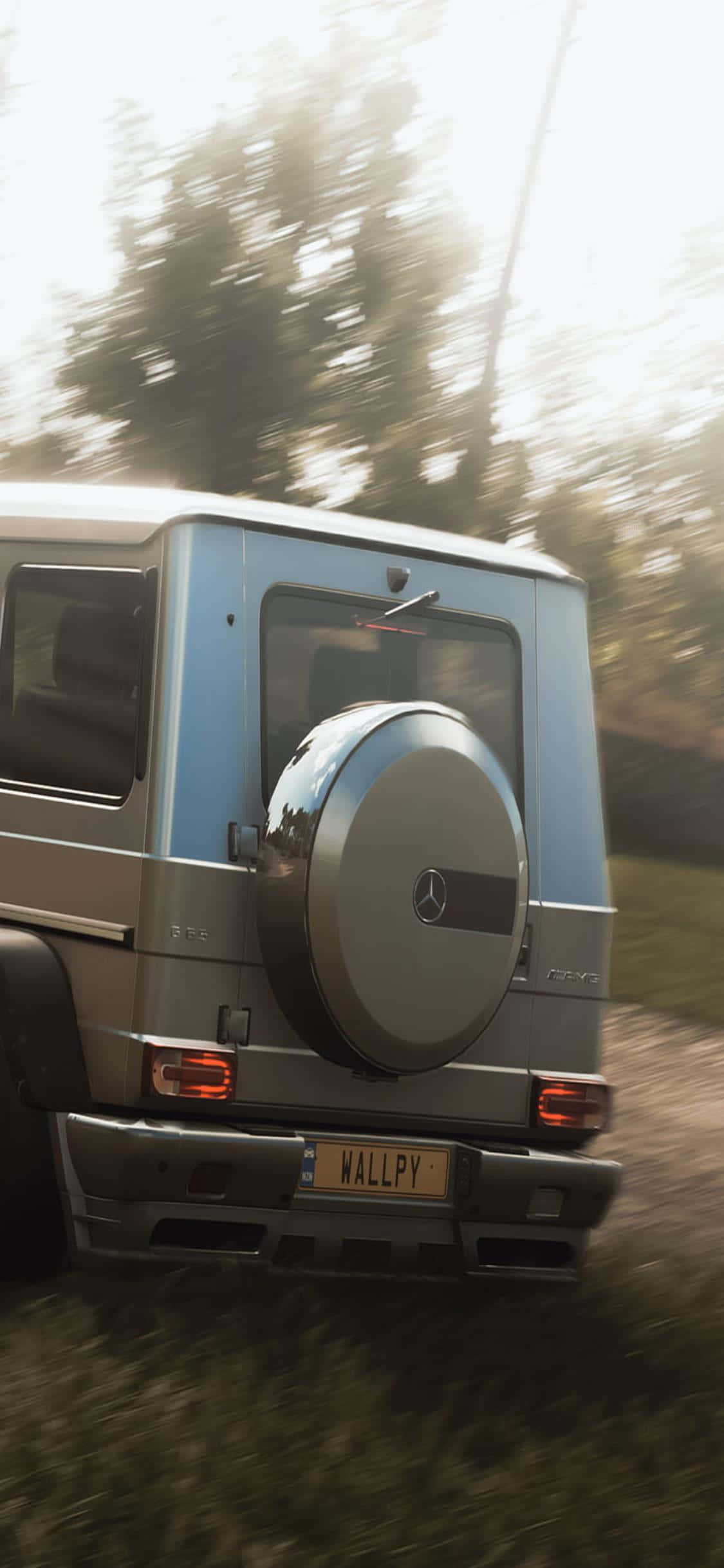 Наслаждайтесь острыми ощущениями от гонок на открытом воздухе с iPhone Xs и Forza Horizon 4 Обои