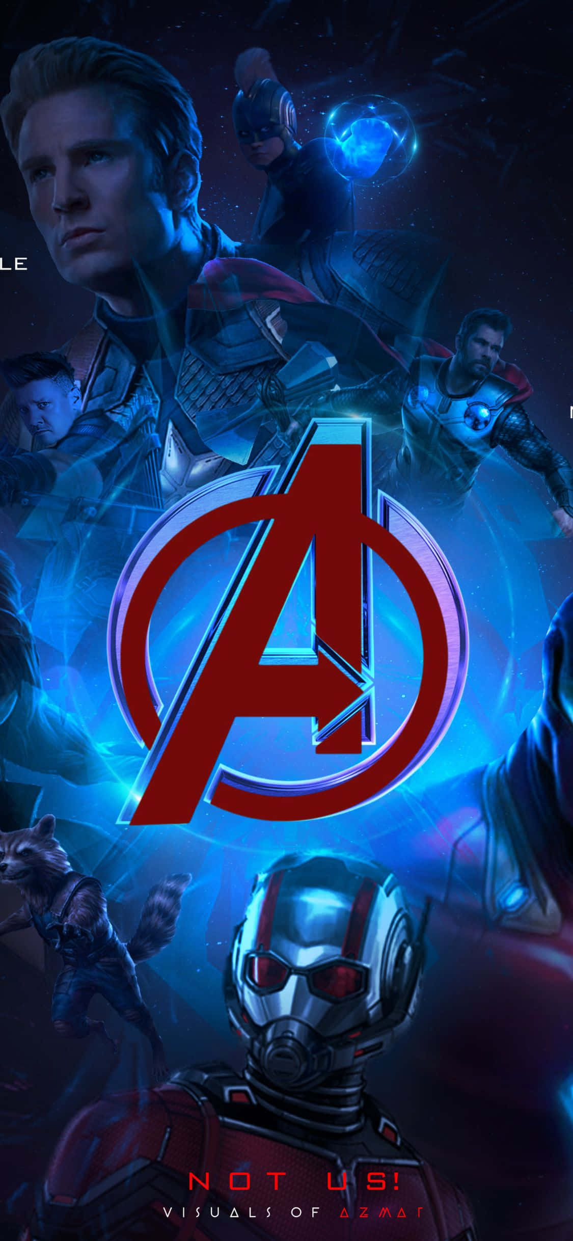 iPhone XS Avengers Background With Ant Man Обои