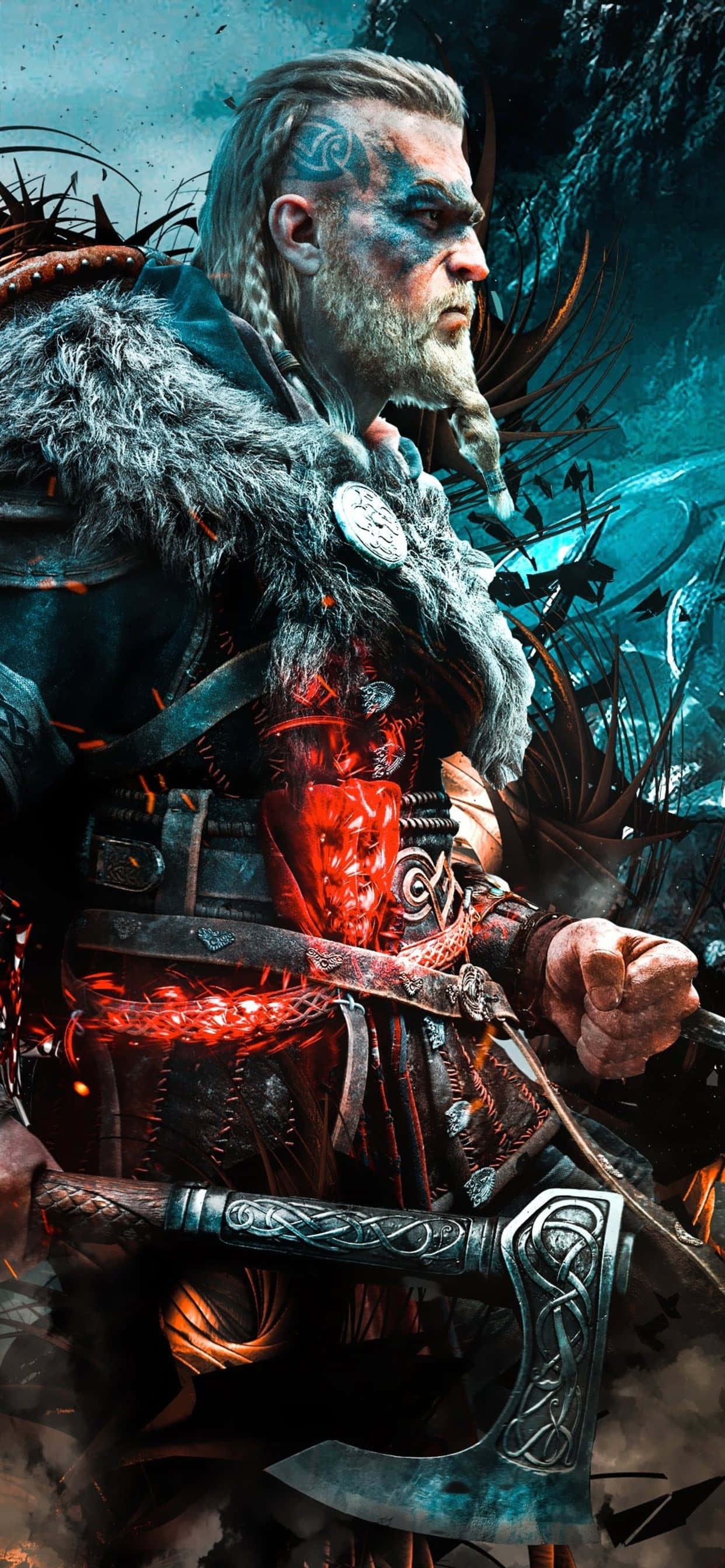Эйвор Варинсдоттир для iPhone Xs Max Assassin's Creed Valhalla Обои