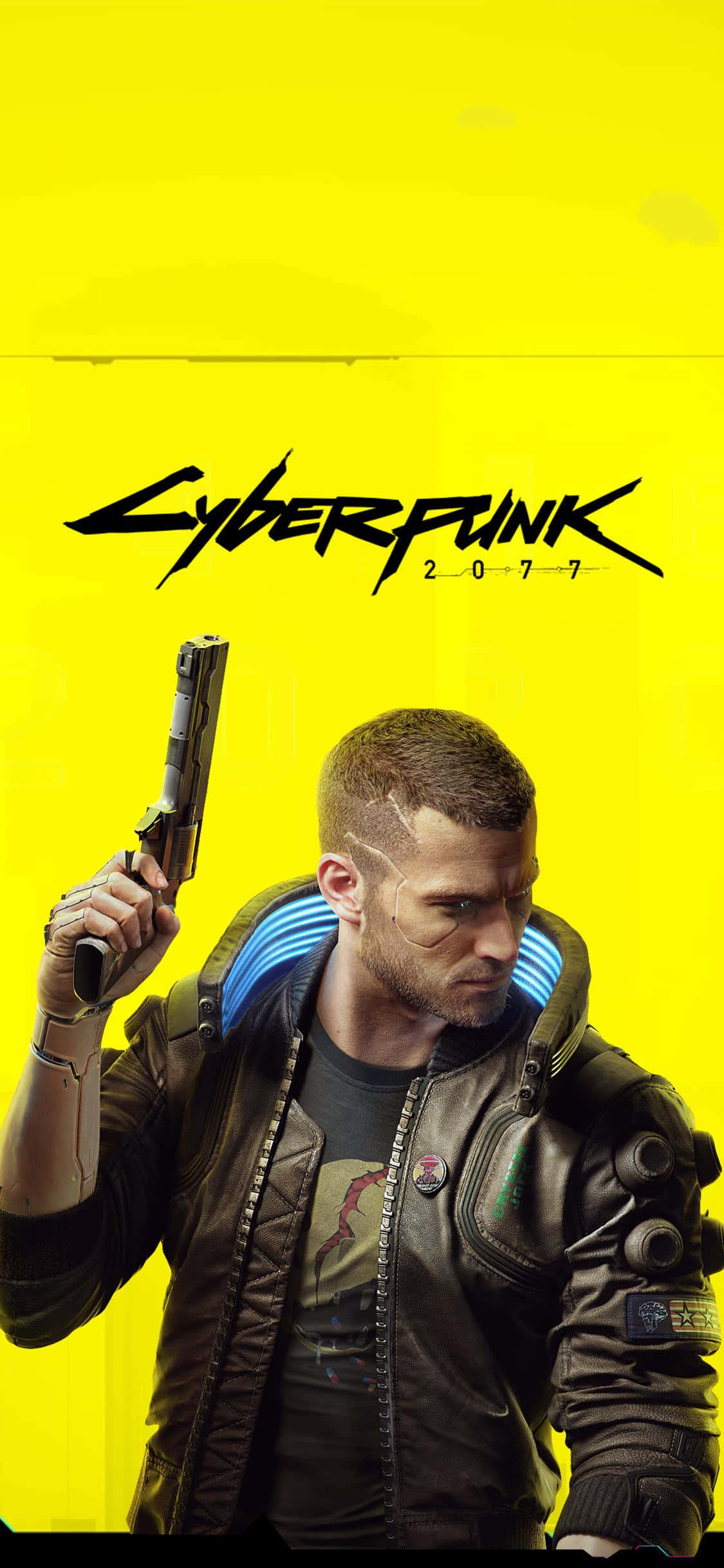Фон iPhone XS Max с протагонистом Винсентом из Cyberpunk 2077 Обои