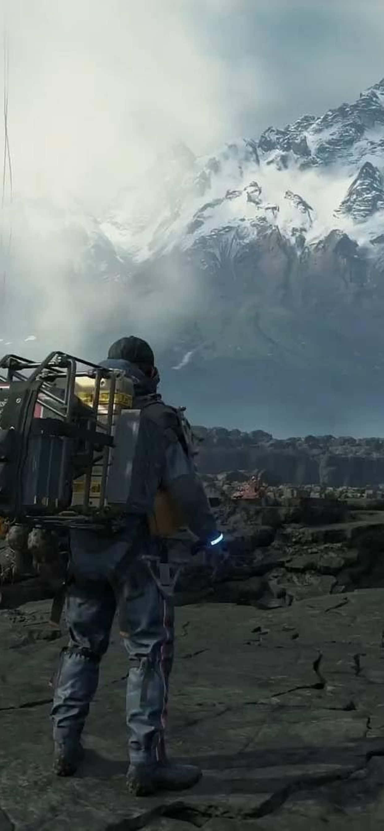 Используйте мощь iPhone XS Max для революционного опыта с Death Stranding Обои