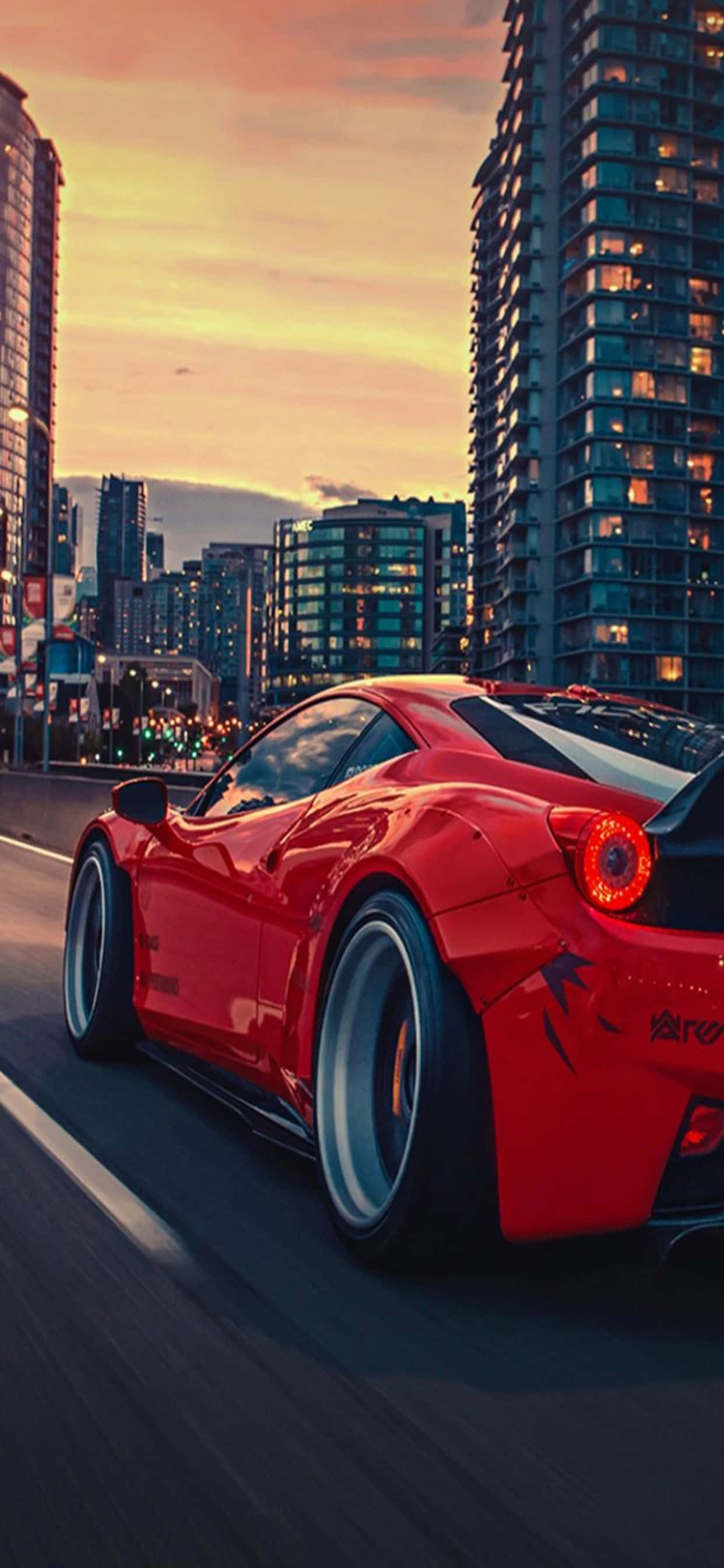 iPhone Xs Max Ferrari Обои Глянцевый Красный Ferrari 458 Обои