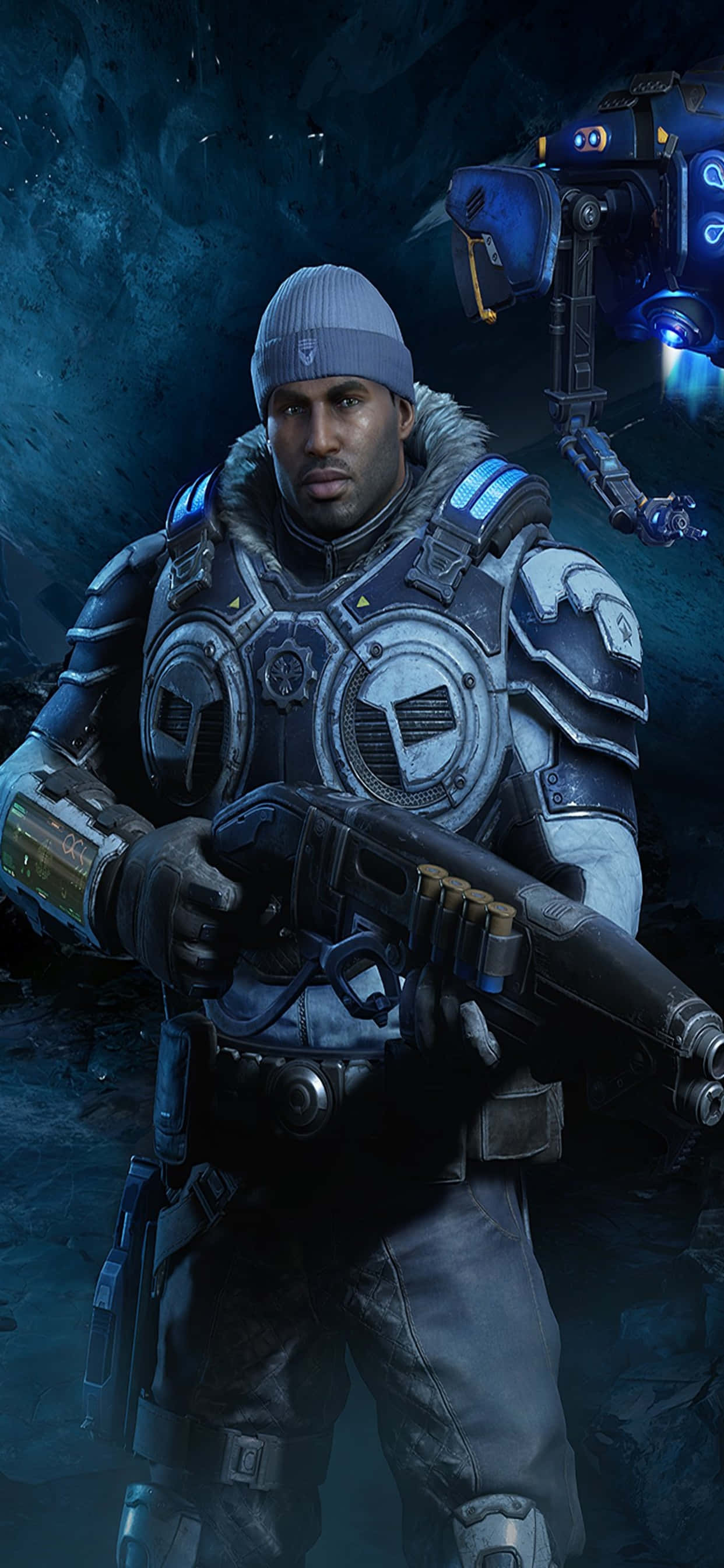 Фон iPhone XS Max Gears of War 5: Дел Уокер Обои