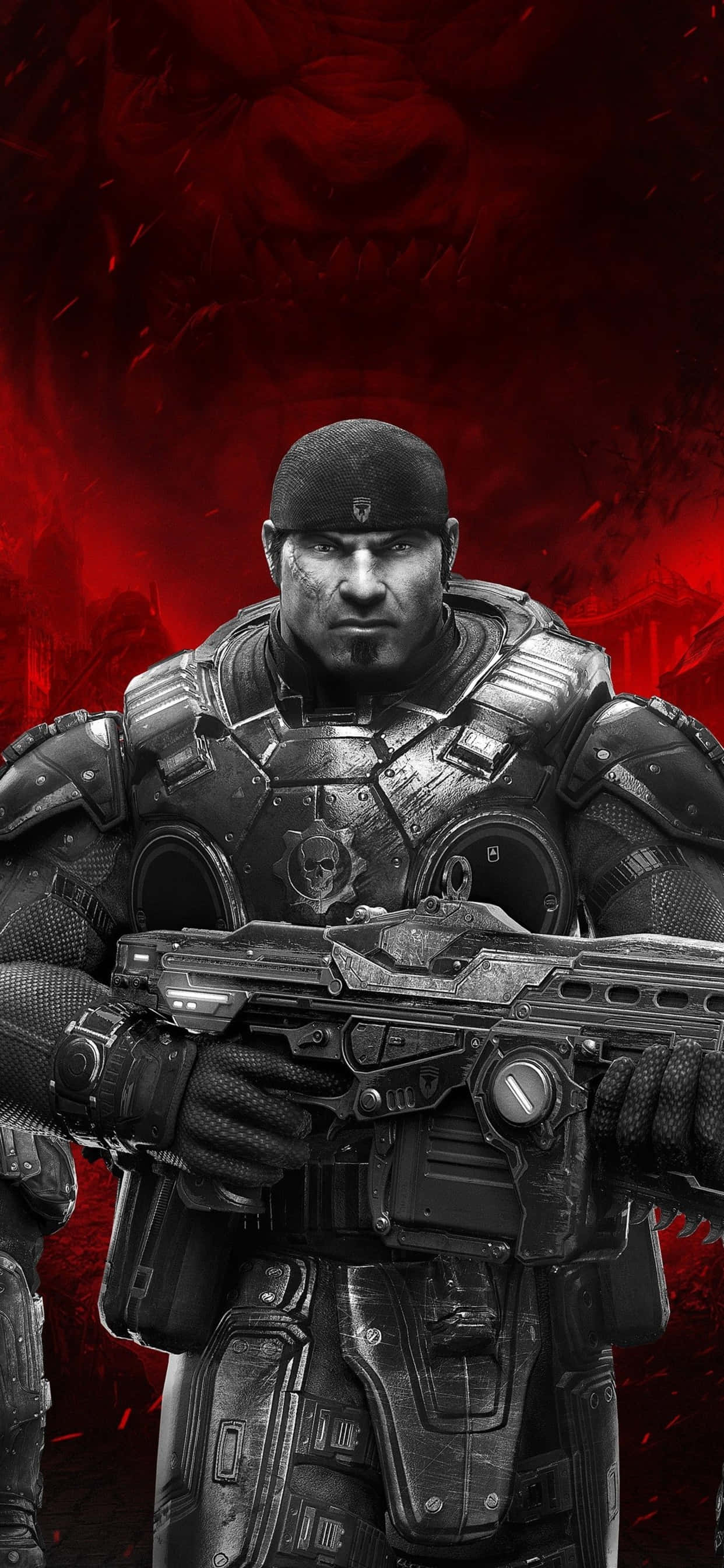 iPhone XS Max Gears Of War 5 Персонаж Маркус Фон Обои