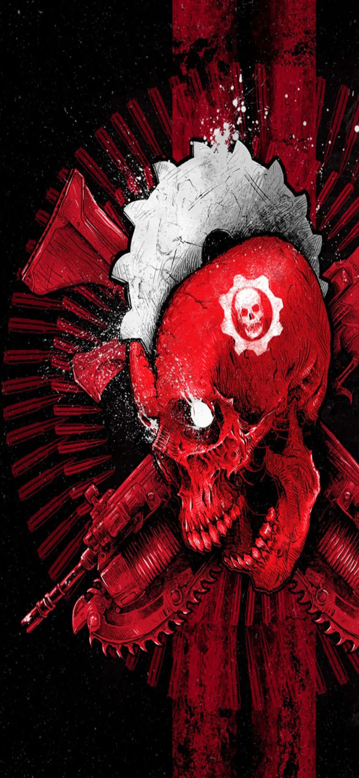 Виртуозный игровой опыт с фоном iPhone XS Max Gears of War 5 Обои