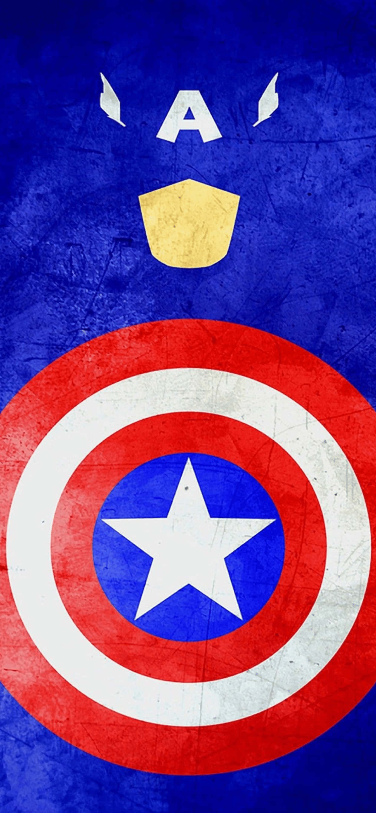 Фон iPhone XS Max Marvel Капитан Америка Обои