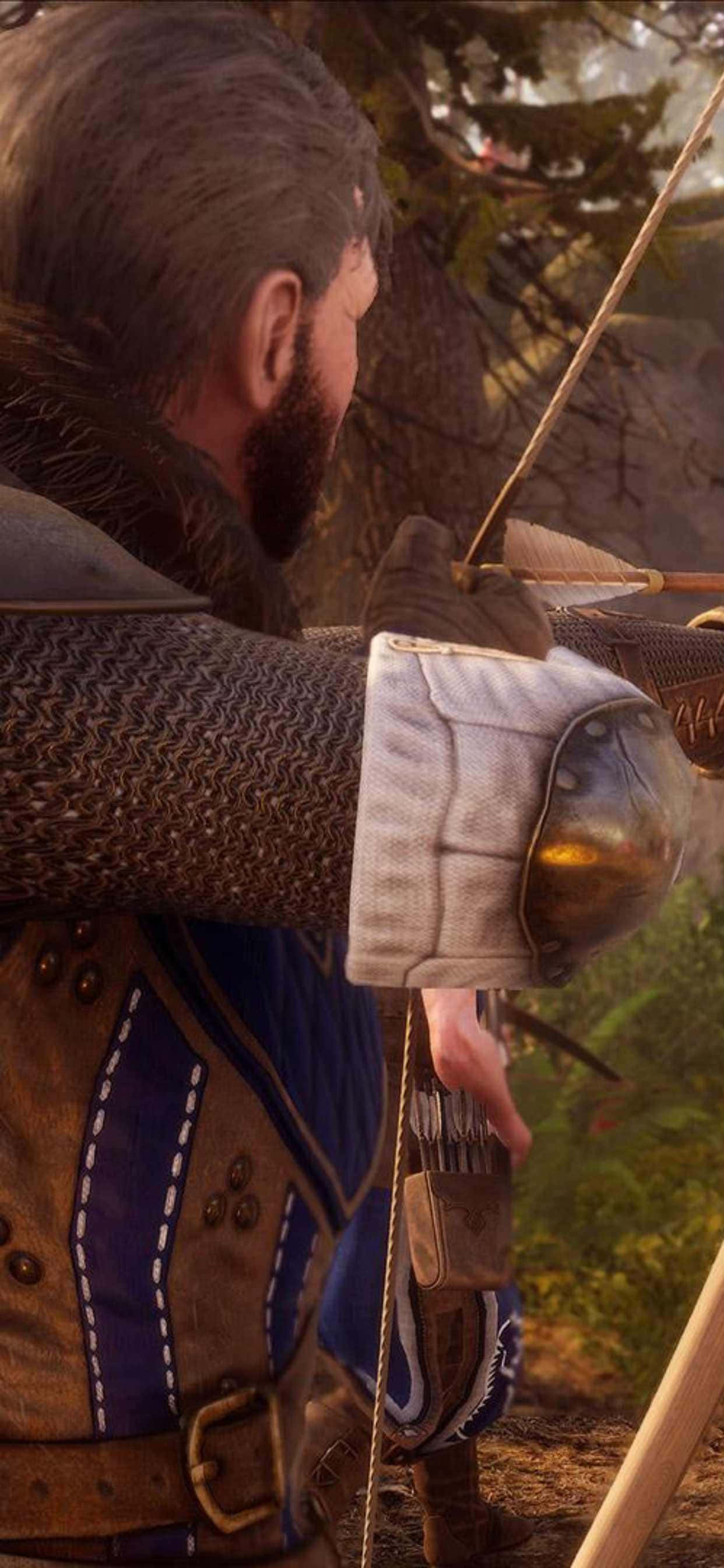 Наслаждайтесь интенсивным игровым процессом на вашем iPhone Xs Max с Mordhau Обои