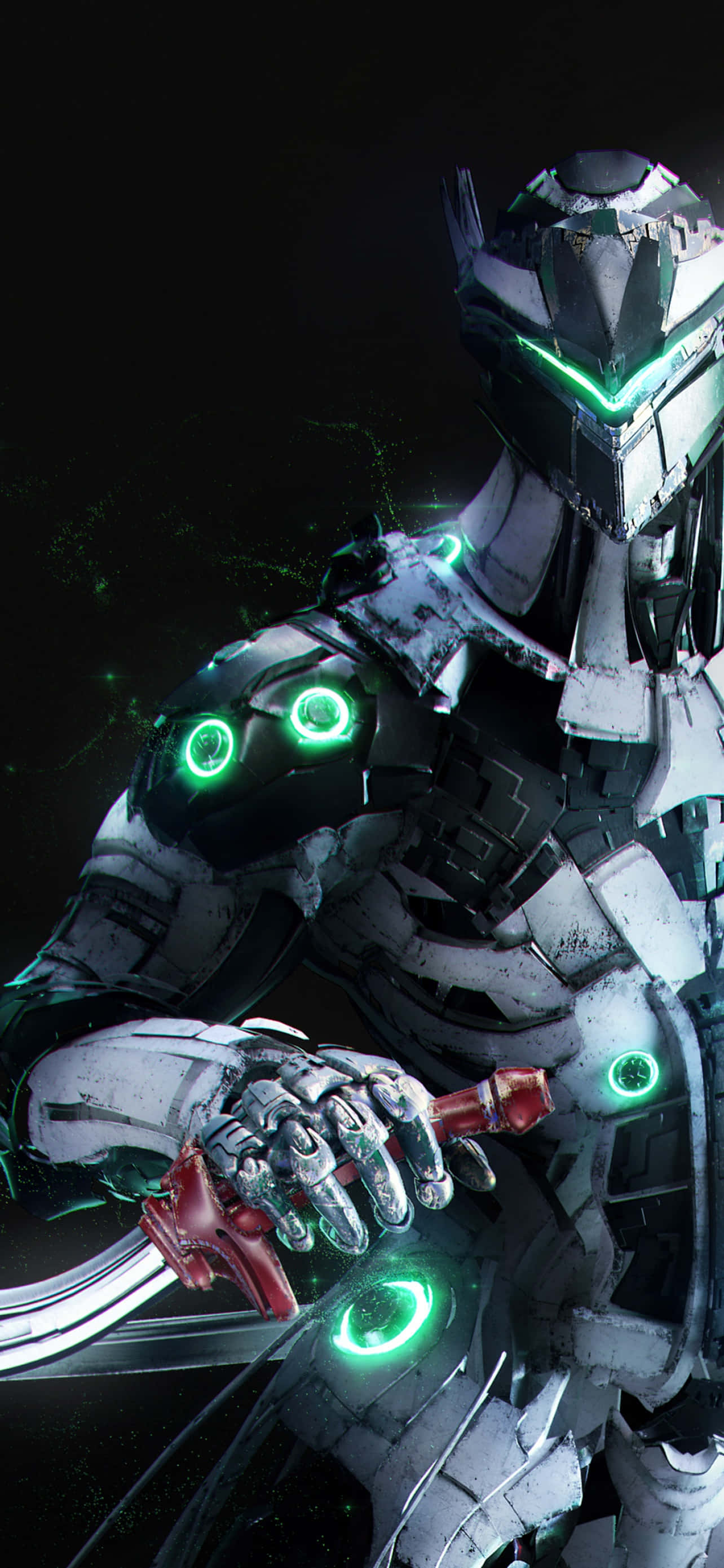 iPhone Xs Max Overwatch Заставка Гэндзи Металлический Костюм Обои
