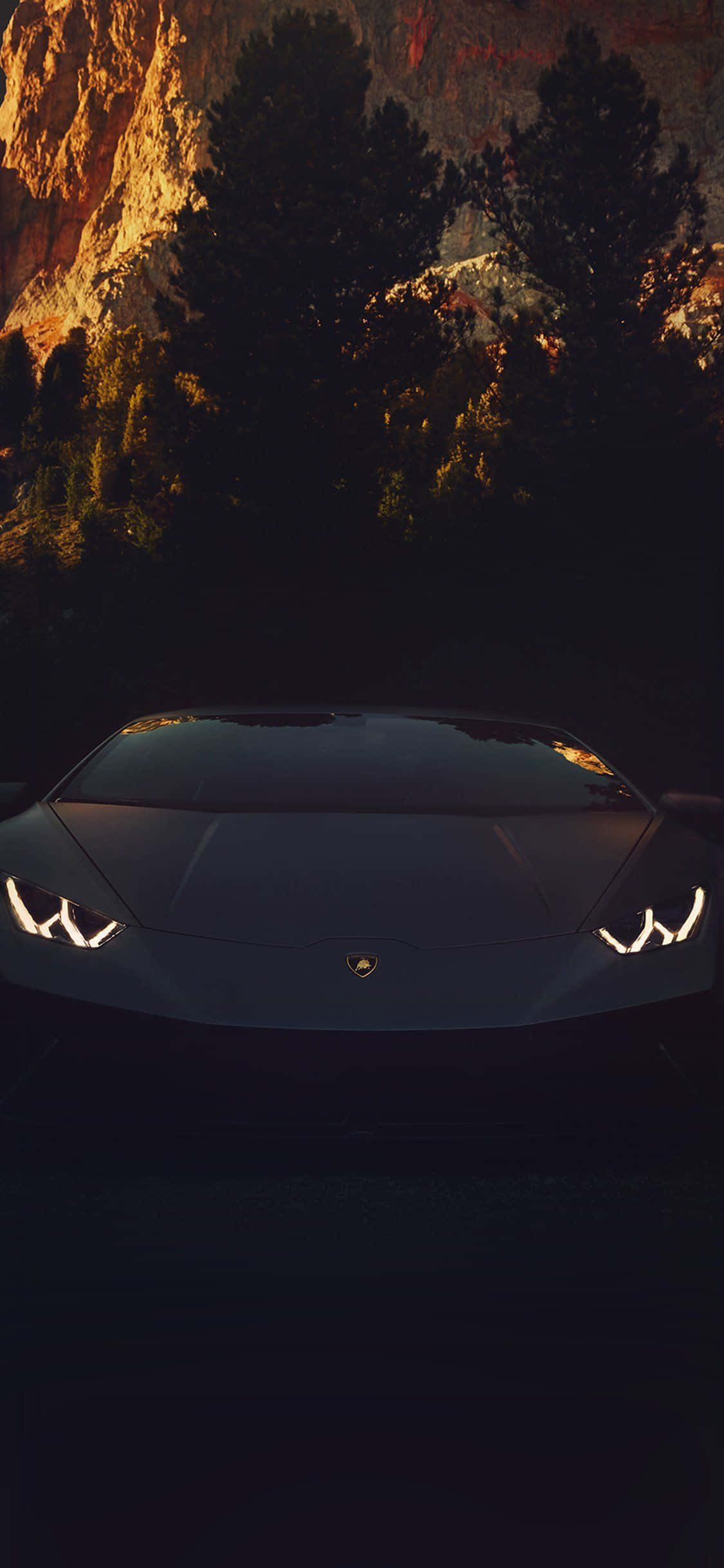 iPhone XS Max Project Cars 2 полностью черный Lamborghini Aventador фон Обои