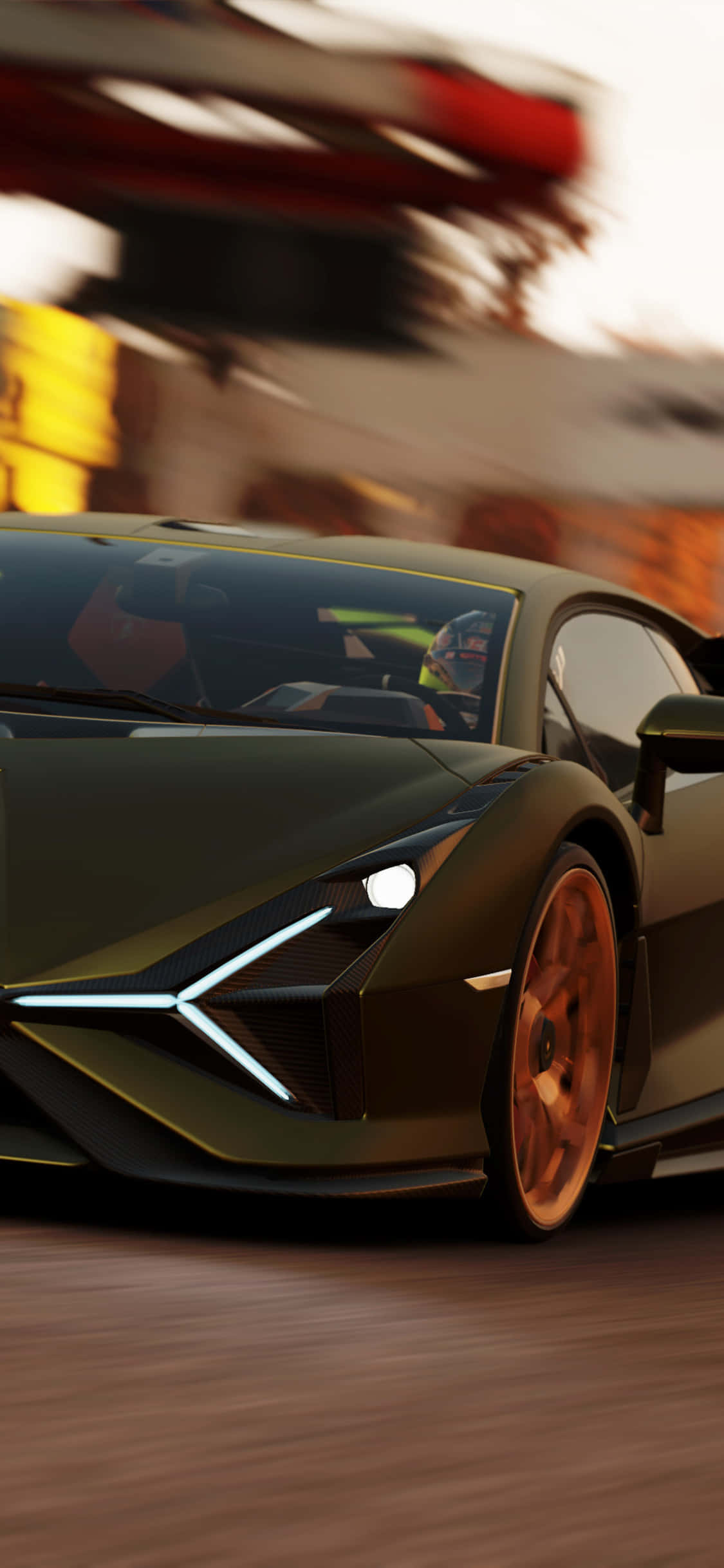iPhone XS Max Project Cars 2 чёрный Lamborghini Sián FKP 37 фон Обои