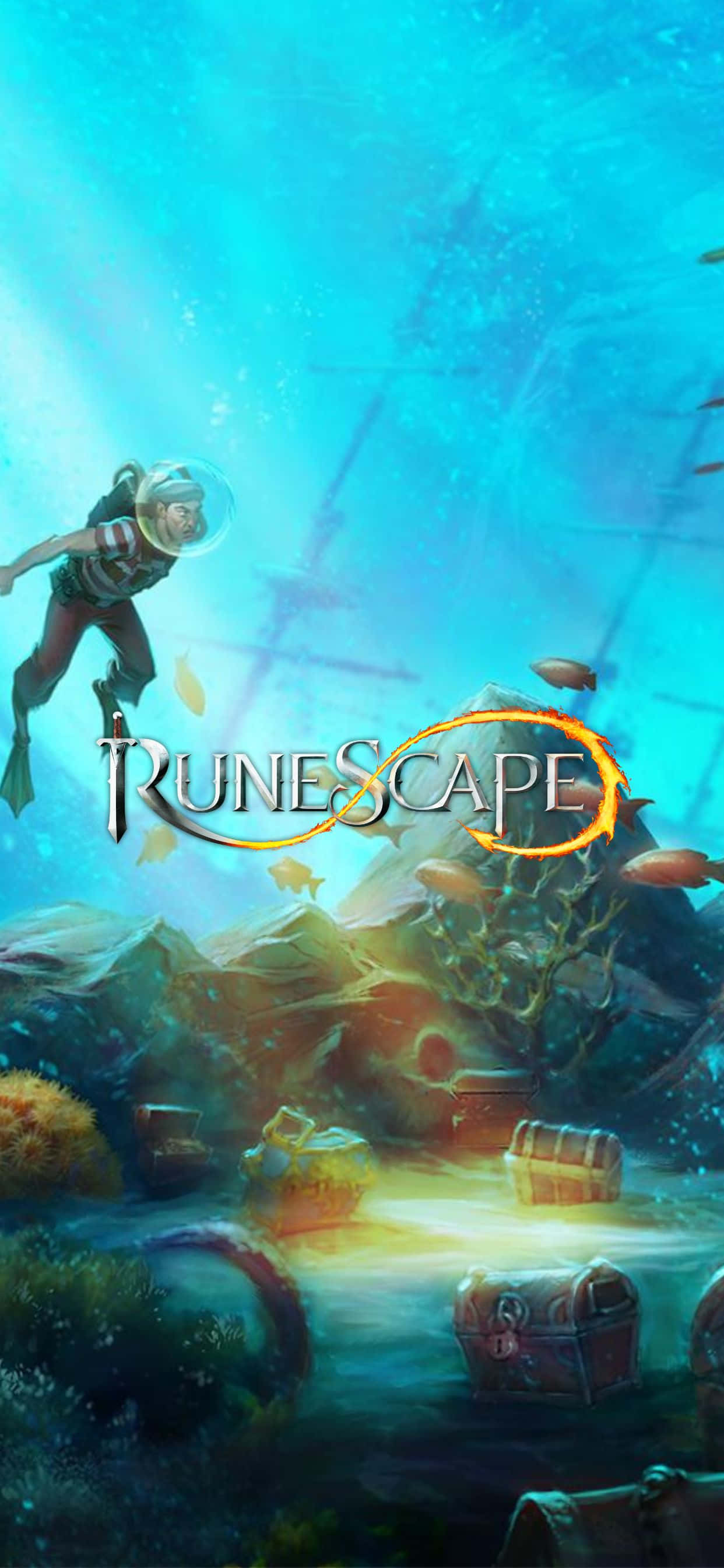 Наслаждайтесь игровым процессом на вашем новом iPhone Xs Max с Runescape Обои