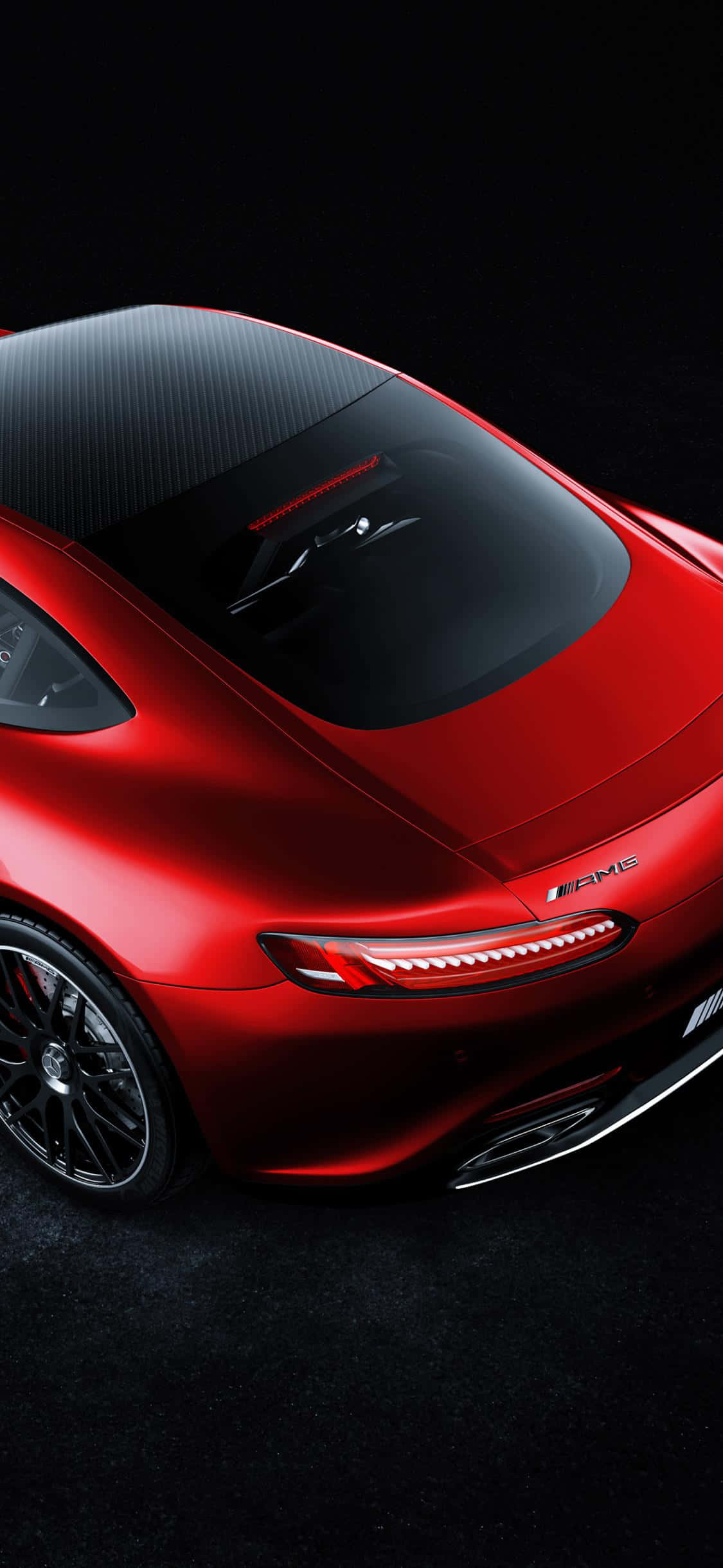 Блестящий красный фон для iPhone Xs Mercedes Amg Обои
