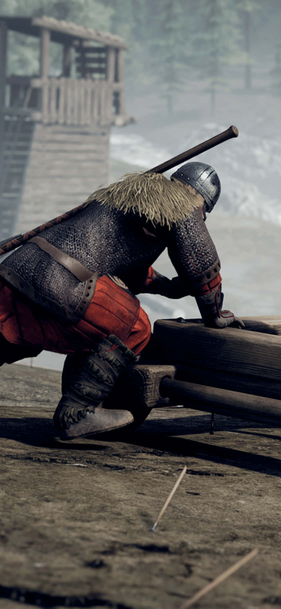 Игровой Персонаж iPhone Xs Mordhau Фон Обои