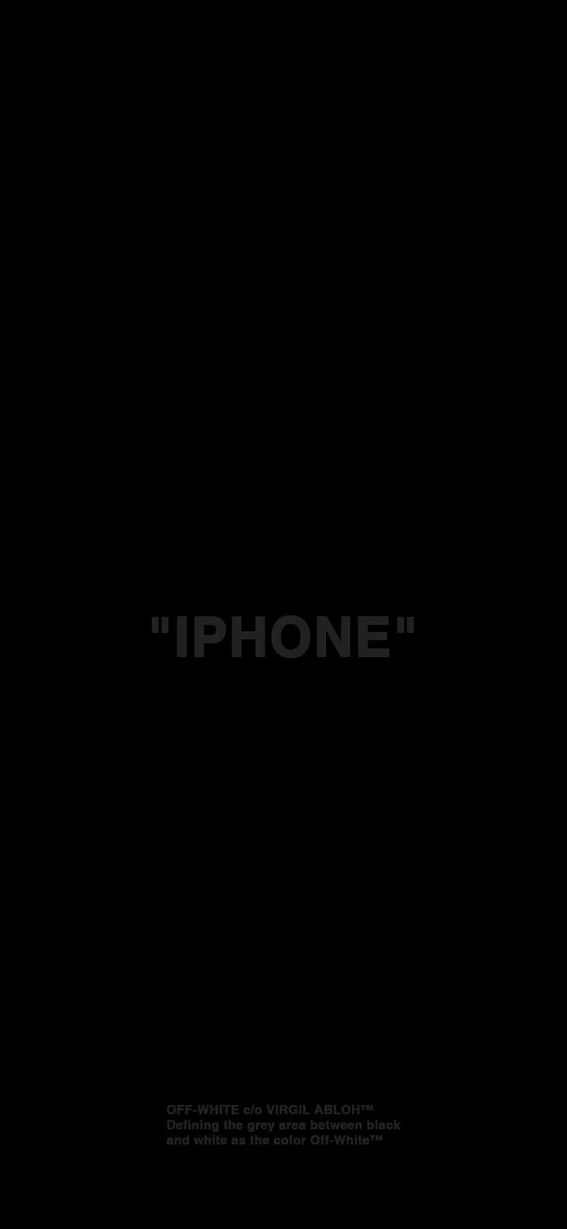 Жирный шрифт Типография iPhone XS OLED Фон Обои